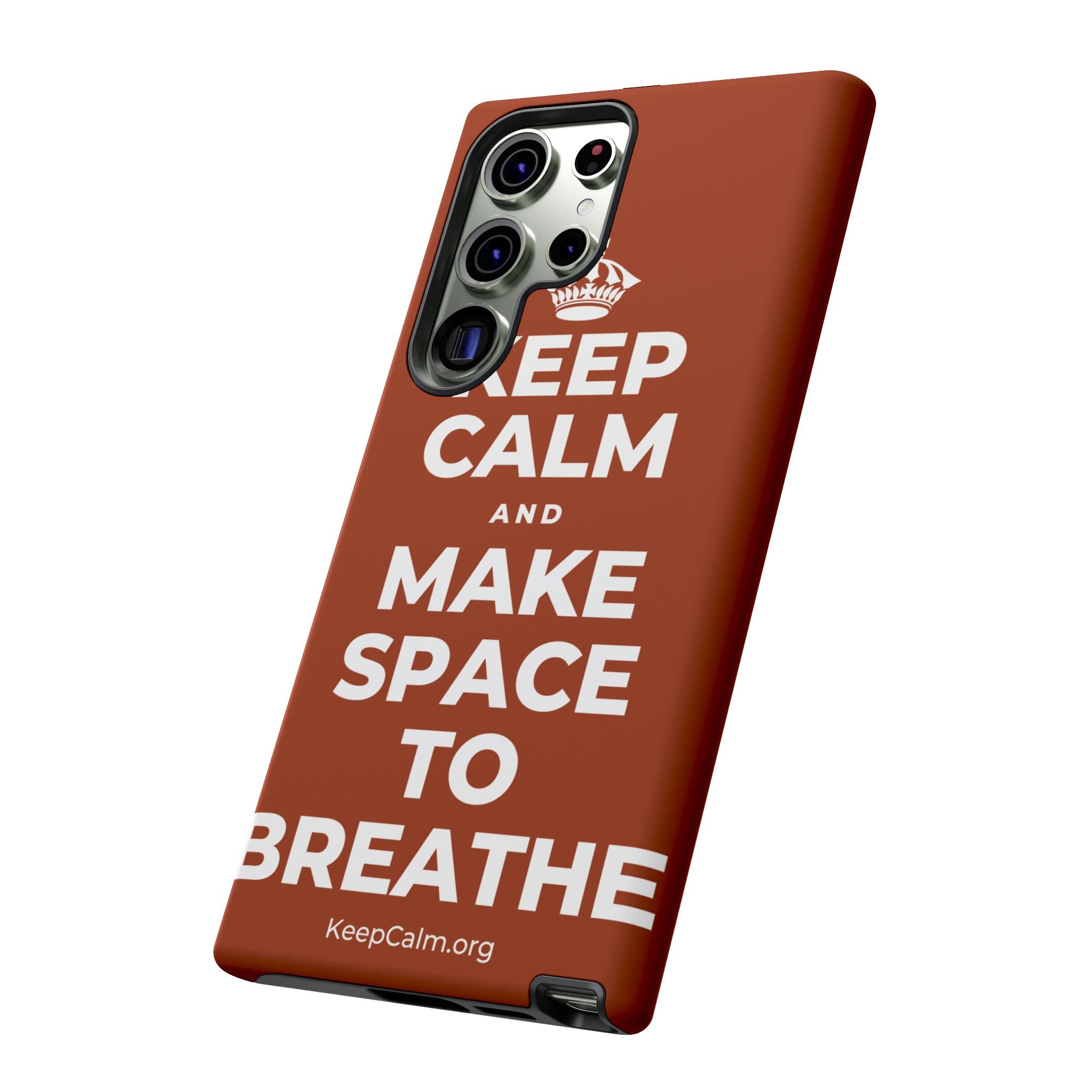 KEEP CALM AND MAKE SPACE TO BREATHE Phone Case
