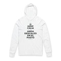 KEEP CALM Y ANDA DESCALZO EN EL PASTO Hooded Long Sleeve Tee