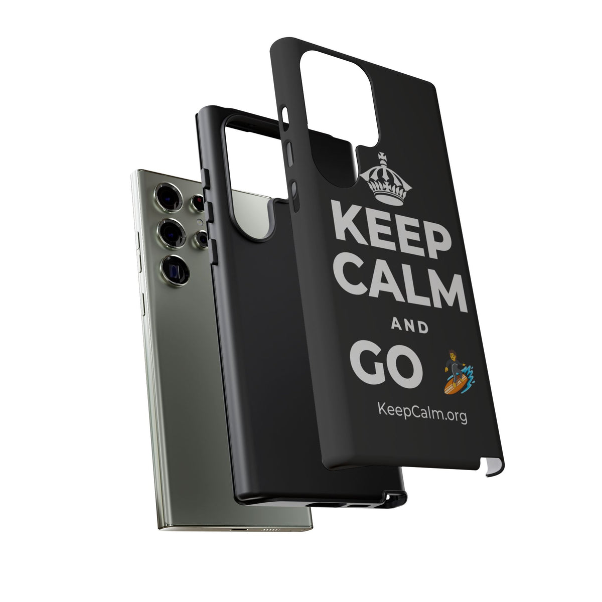 KEEP CALM AND GO 🏄 Phone Case
