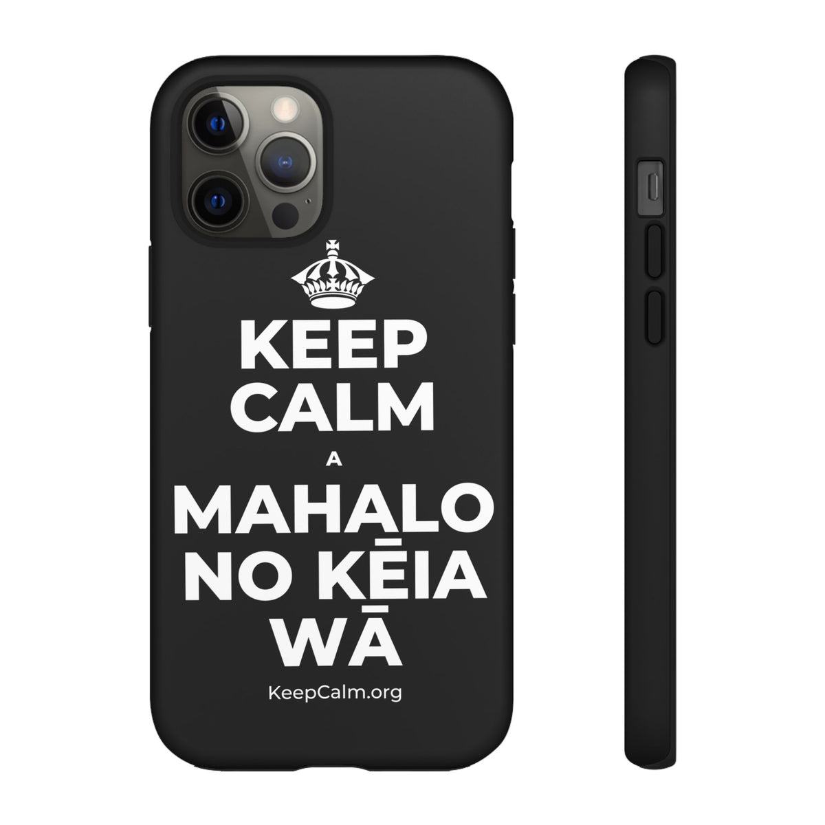 KEEP CALM A MAHALO NO KĒIA WĀ Phone Case