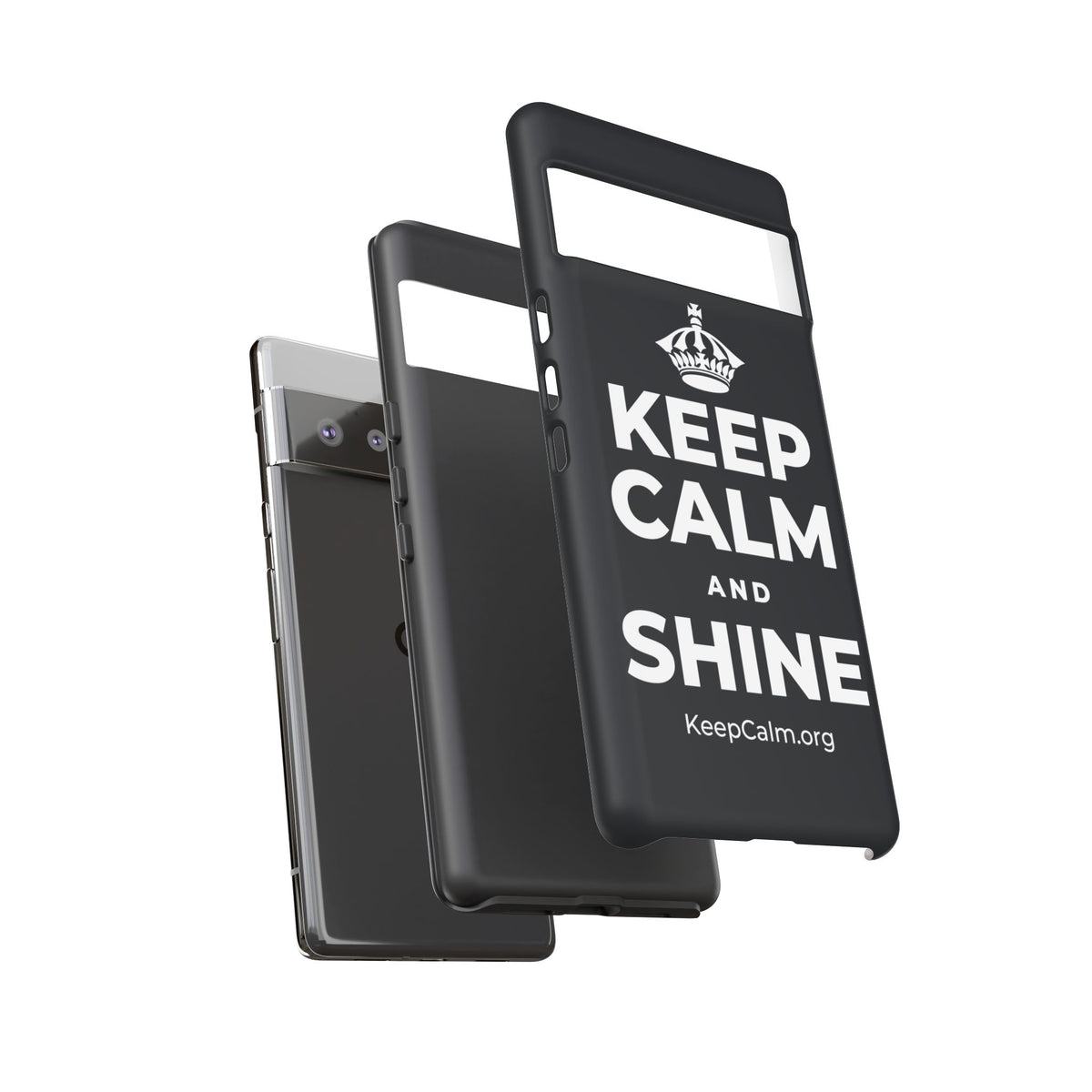 KEEP CALM AND SHINE Phone Case (Dark)