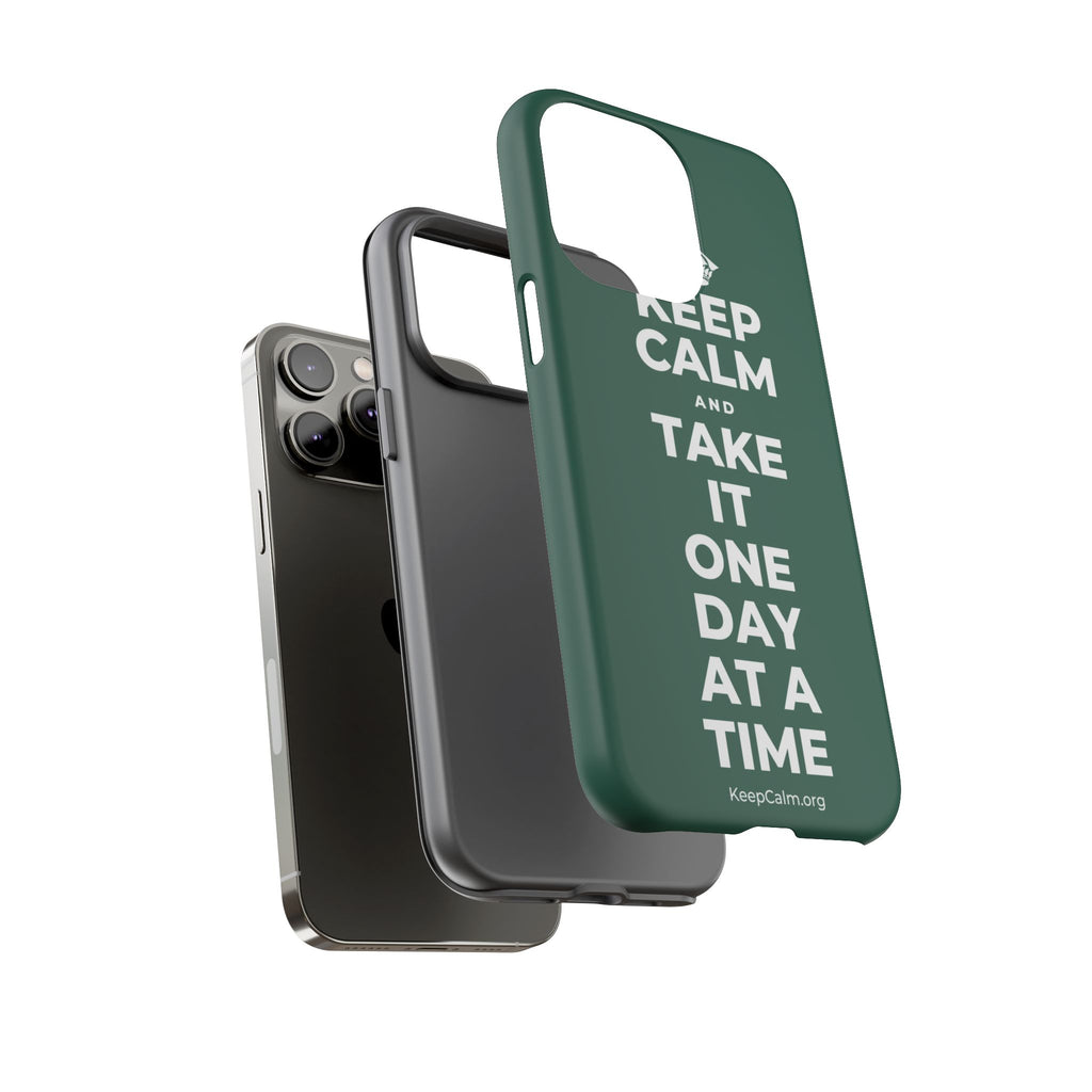 KEEP CALM AND TAKE IT ONE DAY AT A TIME Phone Case