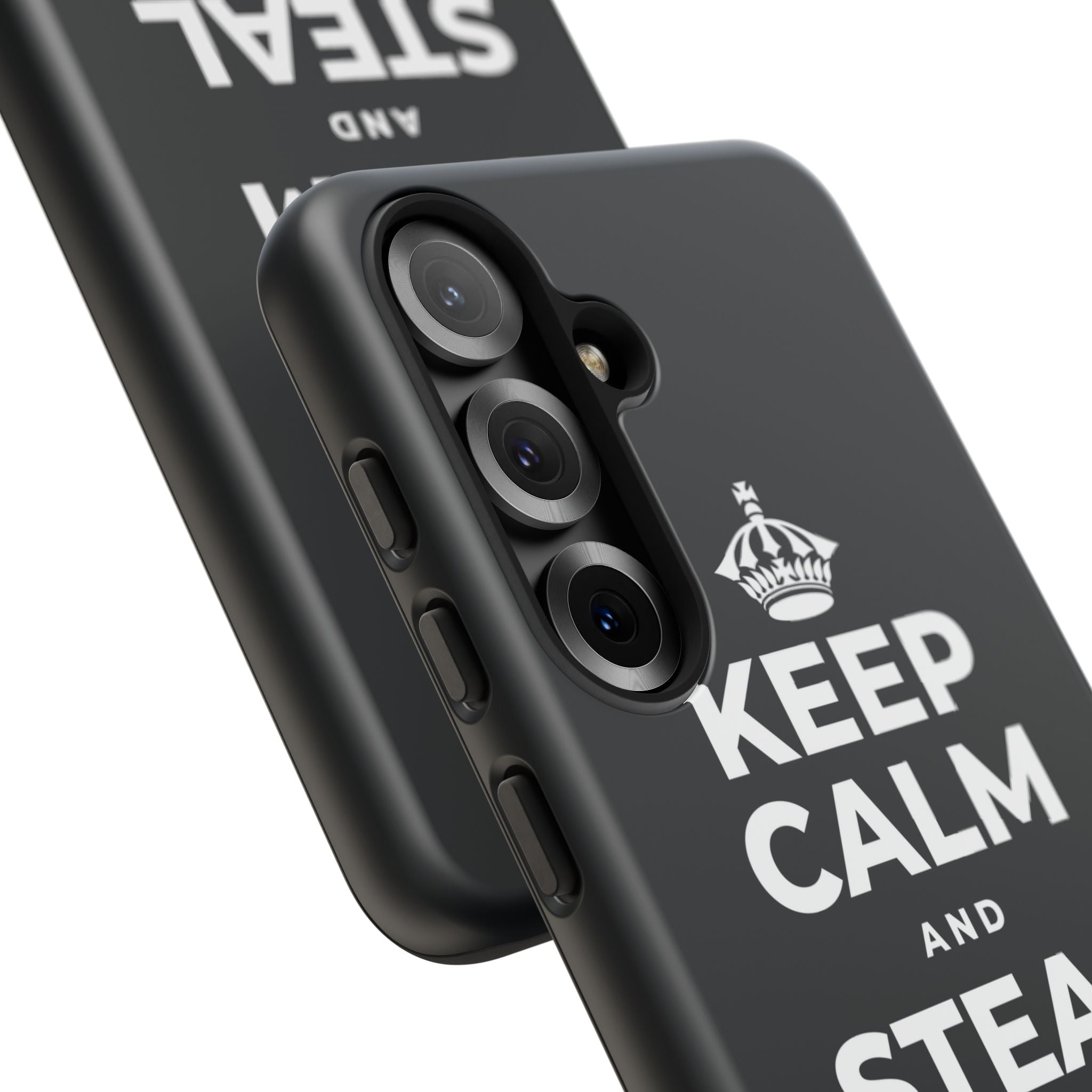 KEEP CALM AND STEAL THE SHOW Phone Case (Dark)
