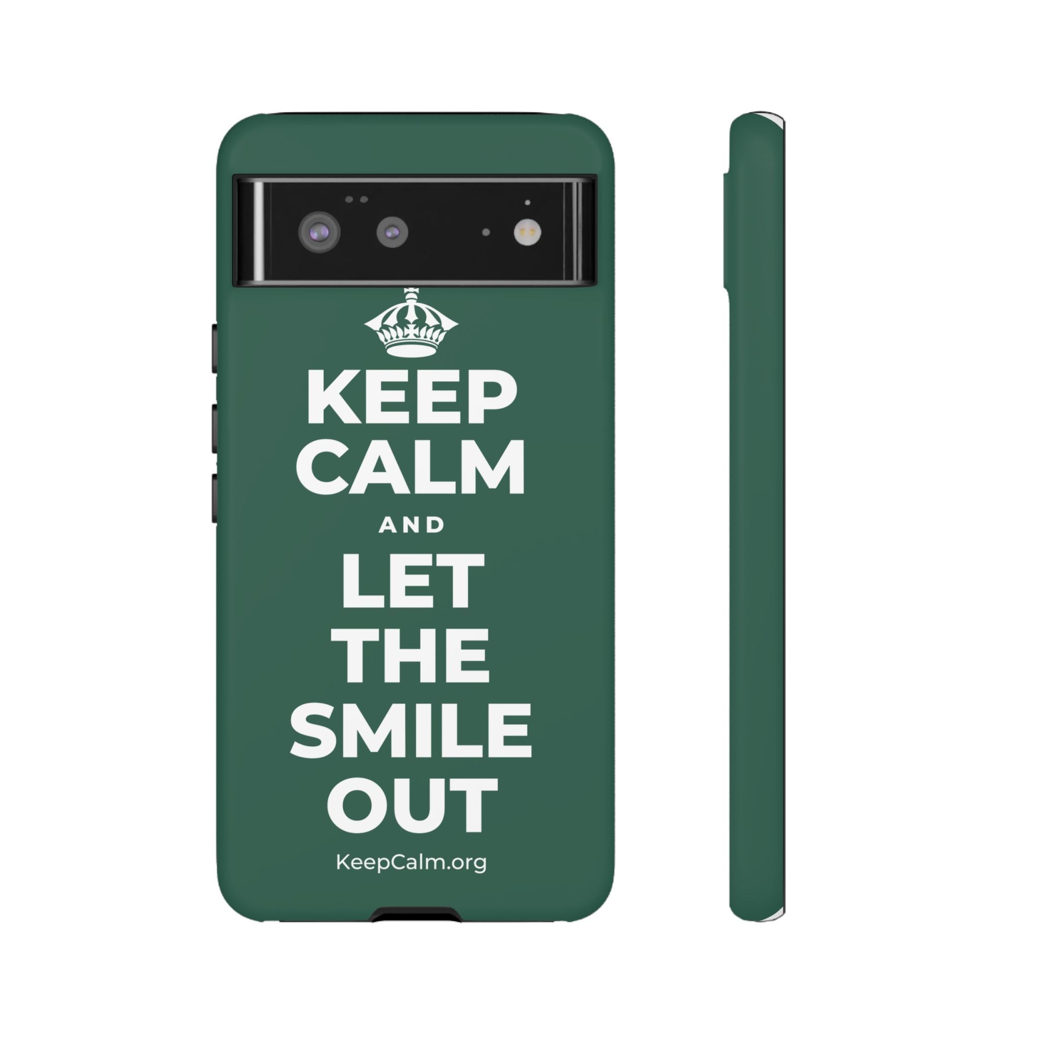 KEEP CALM AND LET THE SMILE OUT Phone Case