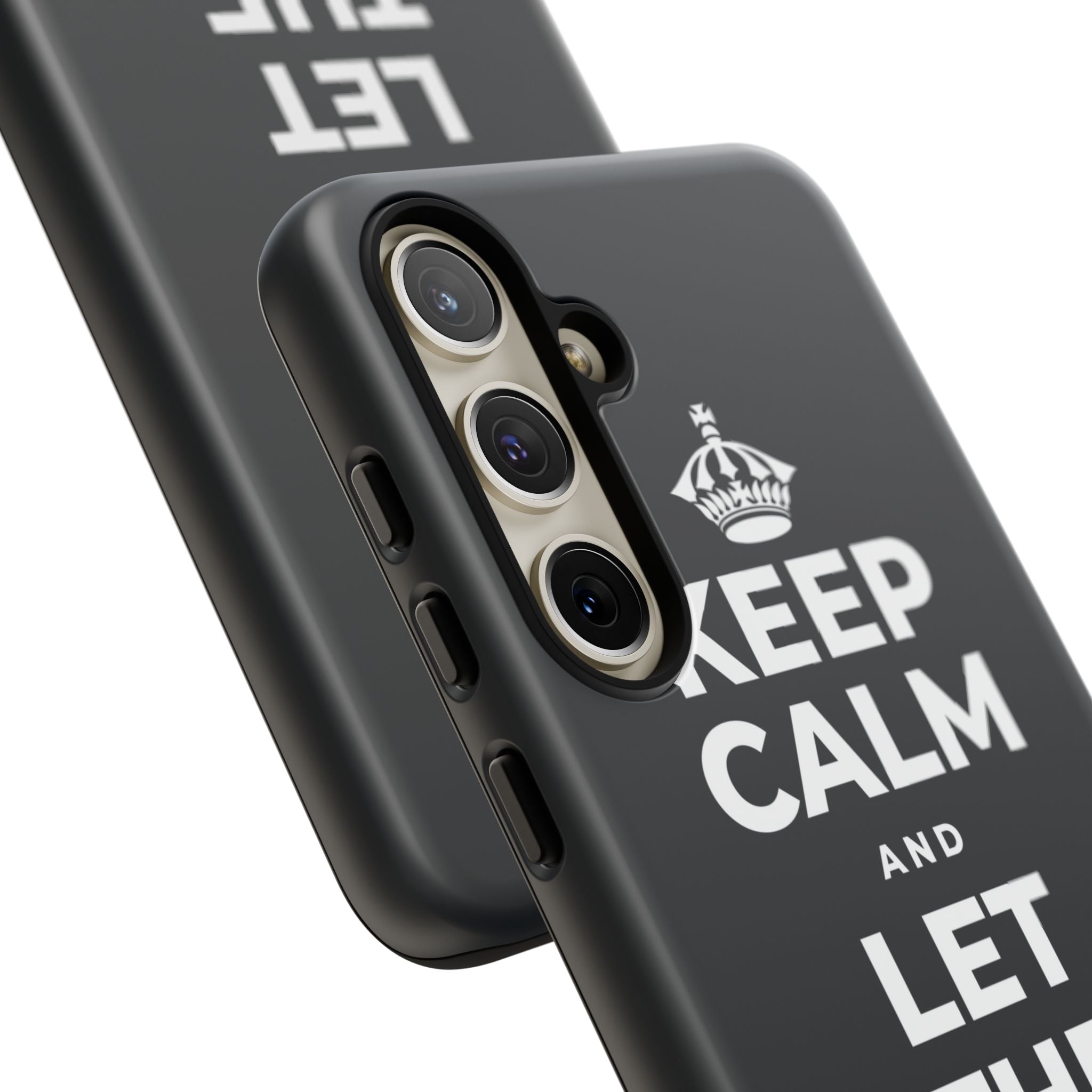 KEEP CALM AND LET THE SMILE OUT Phone Case (Dark)