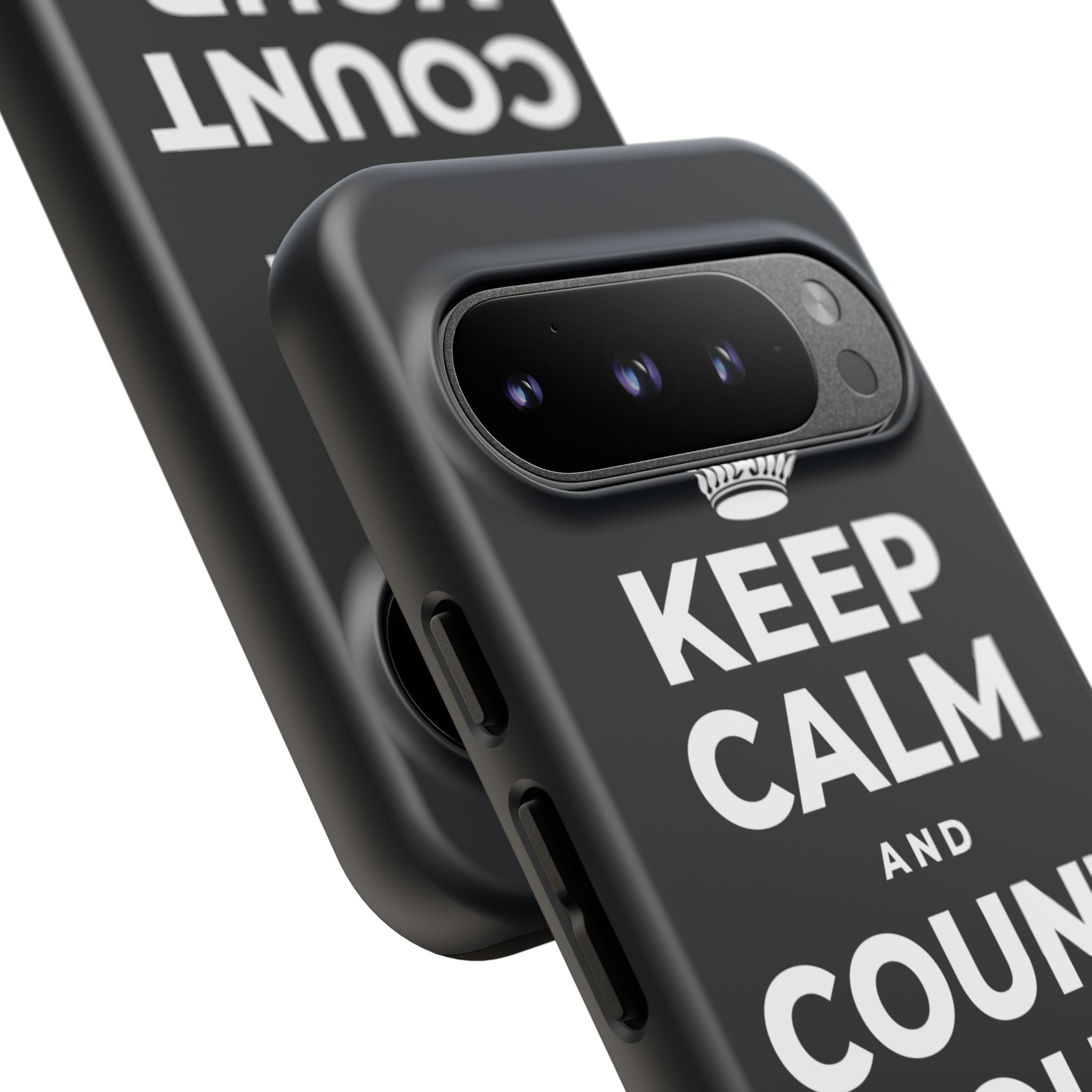KEEP CALM AND COUNT YOUR SLOW BREATHS Phone Case (Dark)