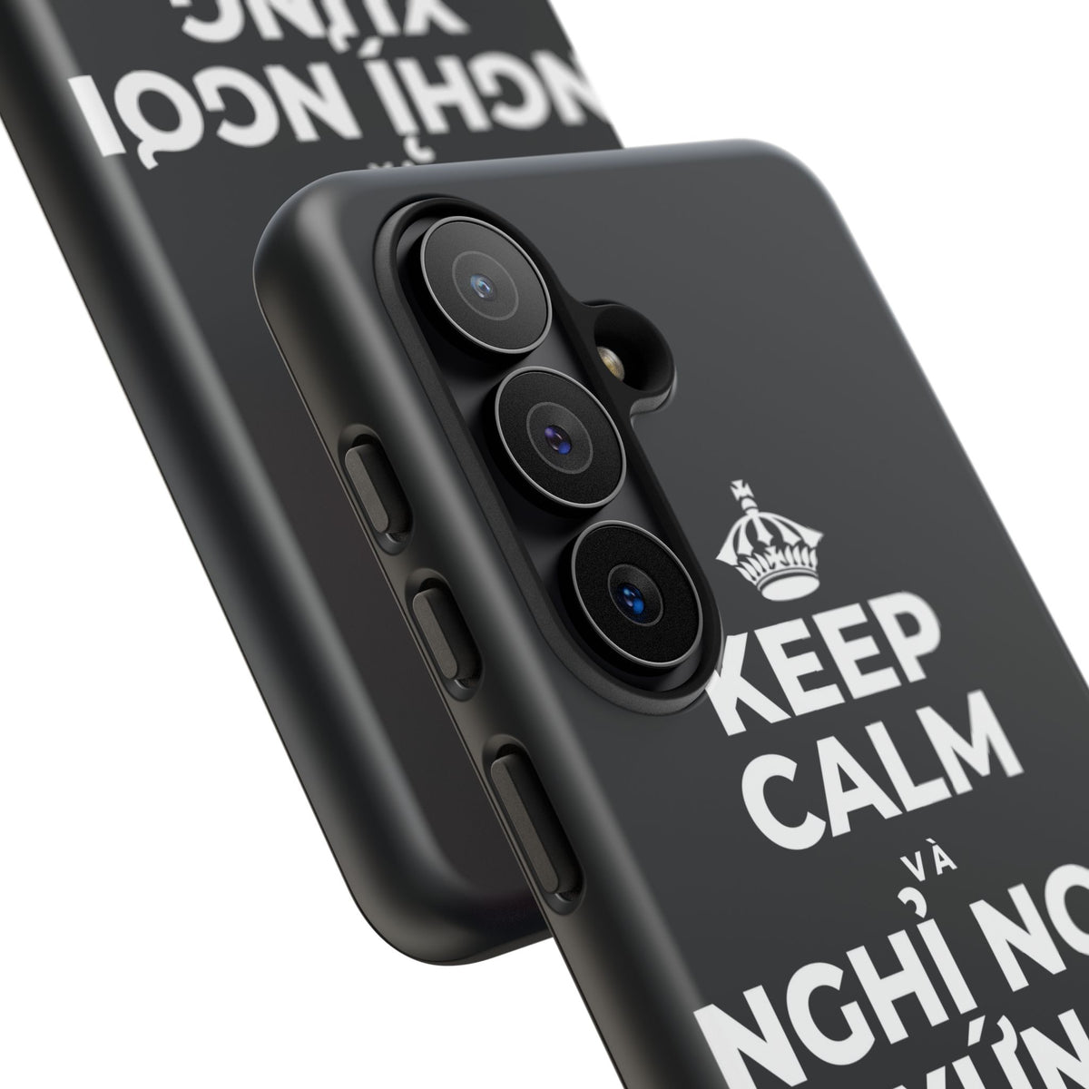 KEEP CALM VÀ NGHỈ NGƠI XỨNG ĐÁNG CỦA BẠN Phone Case (Dark)