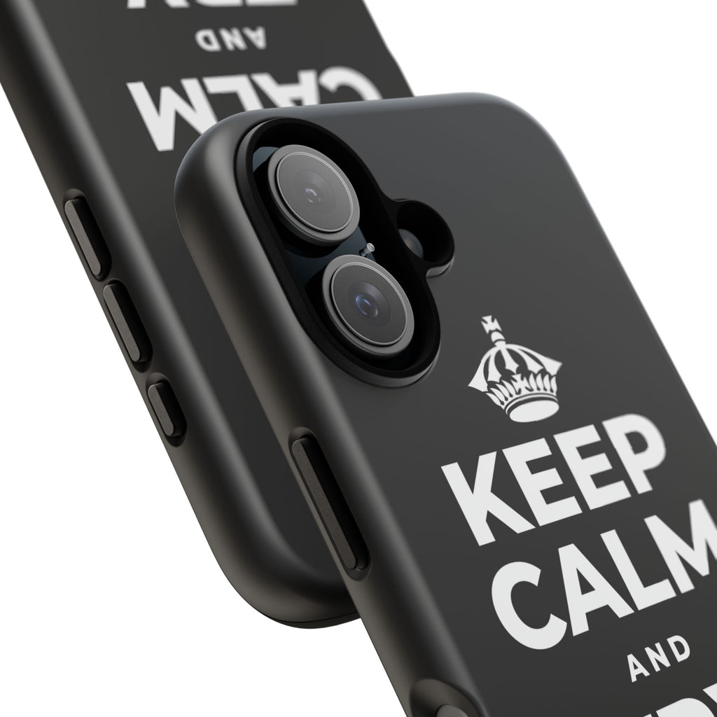 KEEP CALM AND TRY YOUR 🍀 Phone Case