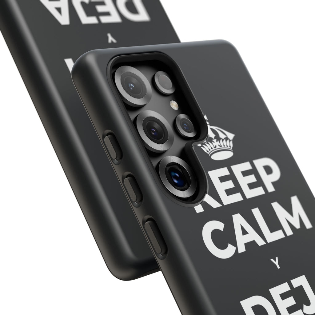 KEEP CALM Y DEJA QUE BASTE Phone Case (Dark)