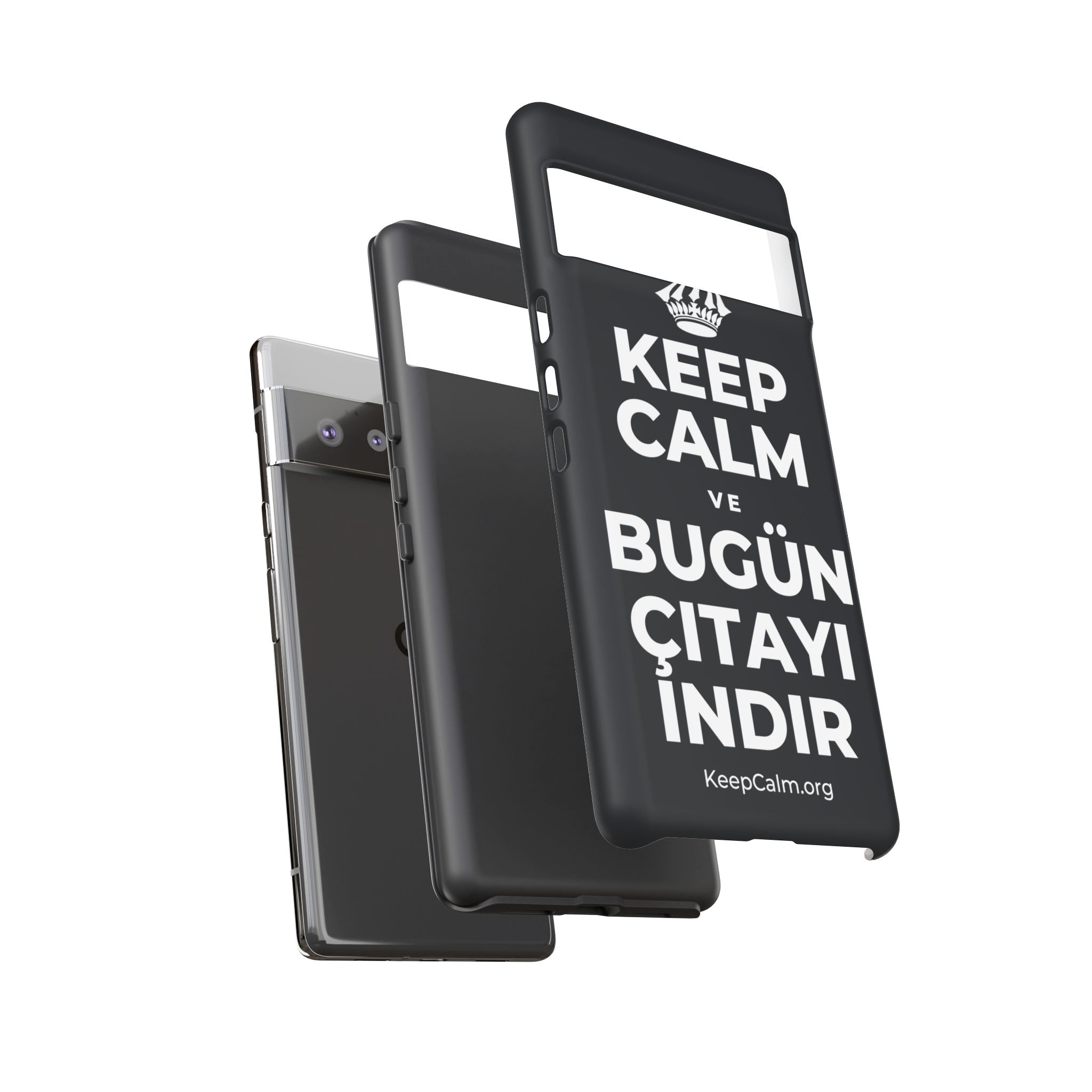 KEEP CALM VE BUGÜN ÇITAYI INDIR Phone Case (Dark)
