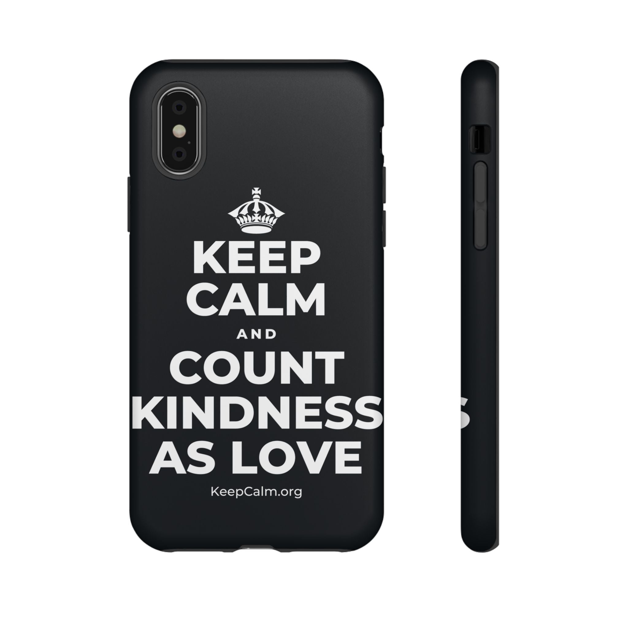 KEEP CALM AND COUNT KINDNESS AS LOVE Phone Case (Dark)