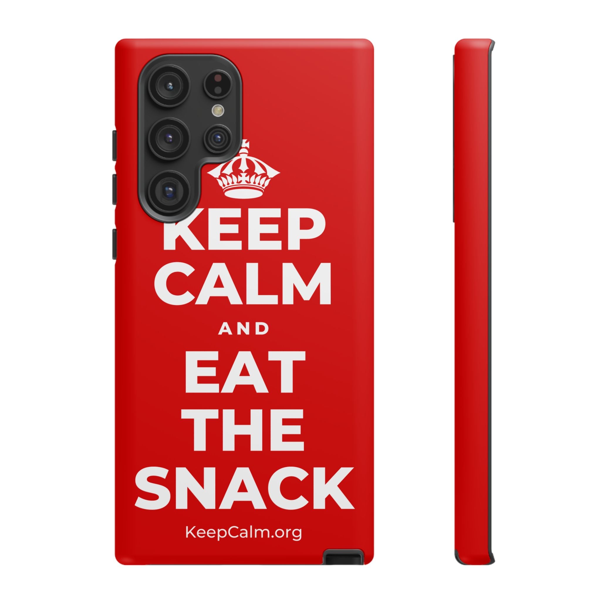 KEEP CALM AND EAT THE SNACK Phone Case