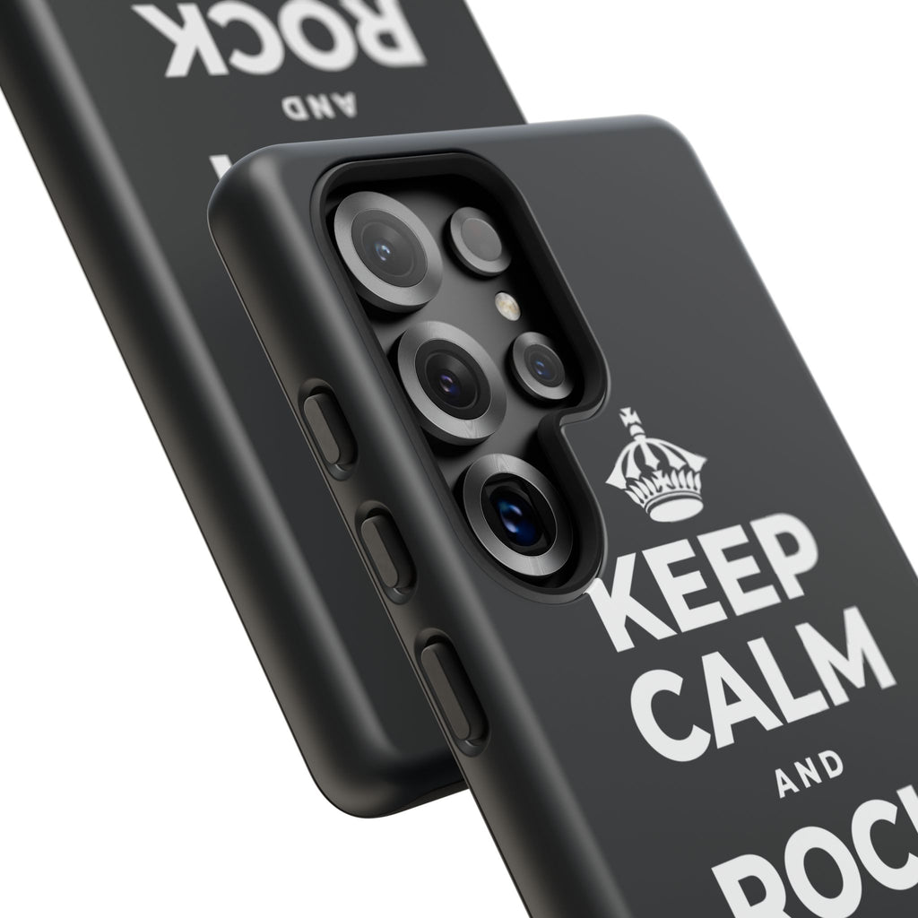 KEEP CALM AND ROCK THAT SMILE Phone Case (Dark)