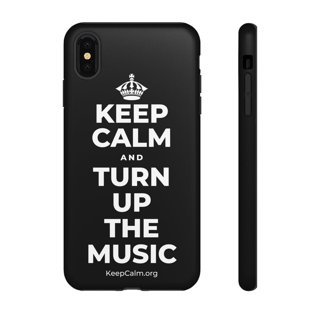KEEP CALM AND TURN UP THE MUSIC Phone Case