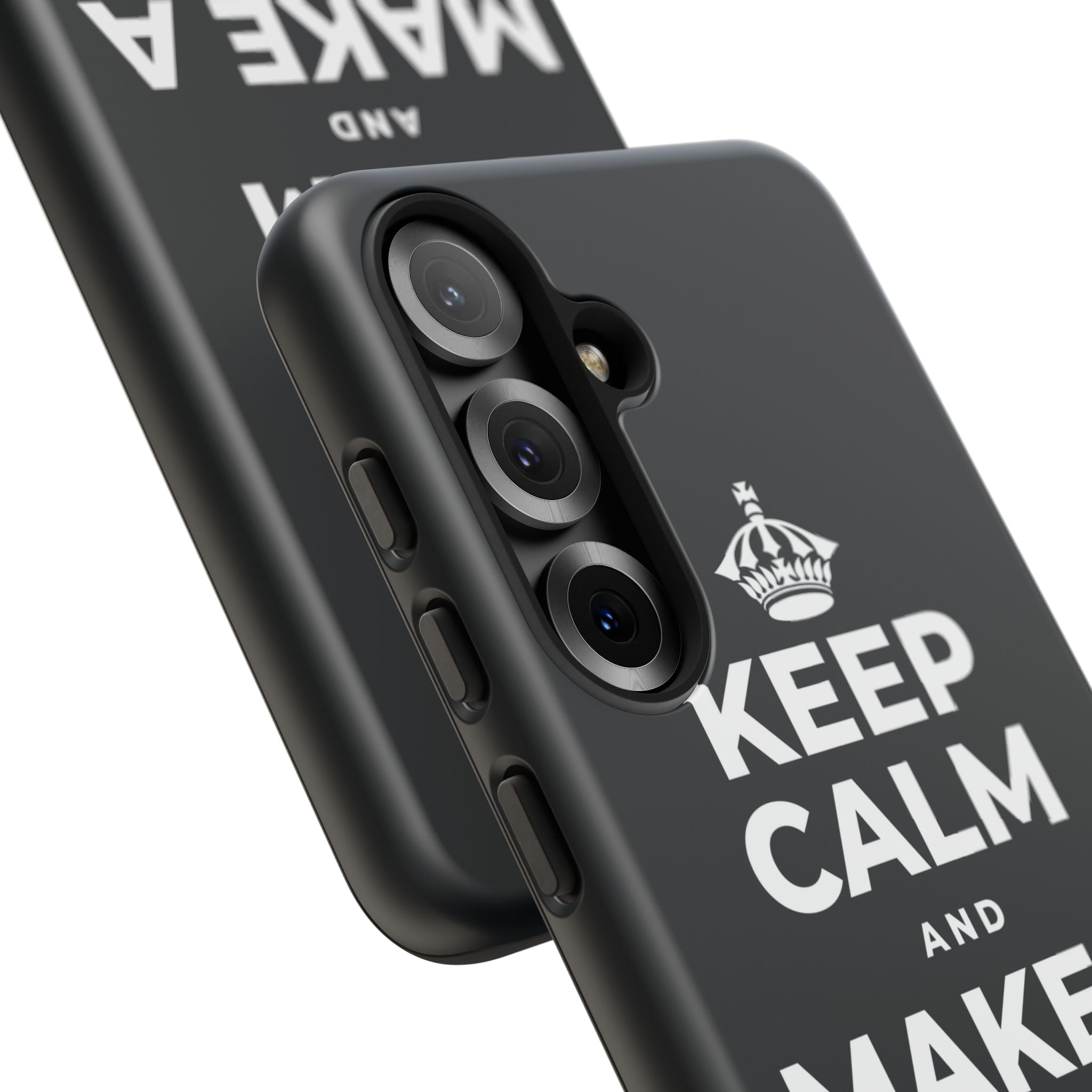 KEEP CALM AND MAKE A HAPPY MEMORY Phone Case (Dark)