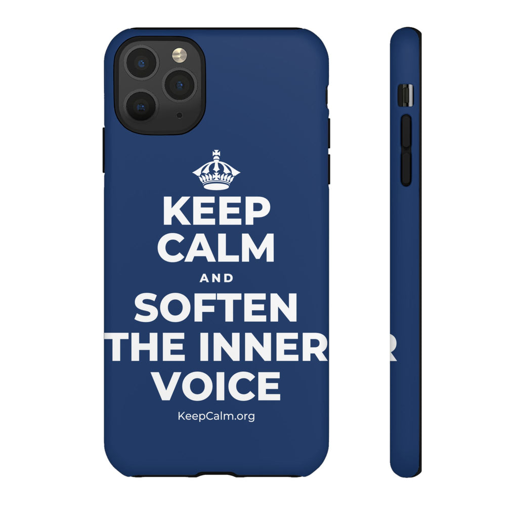 KEEP CALM AND SOFTEN THE INNER VOICE Phone Case
