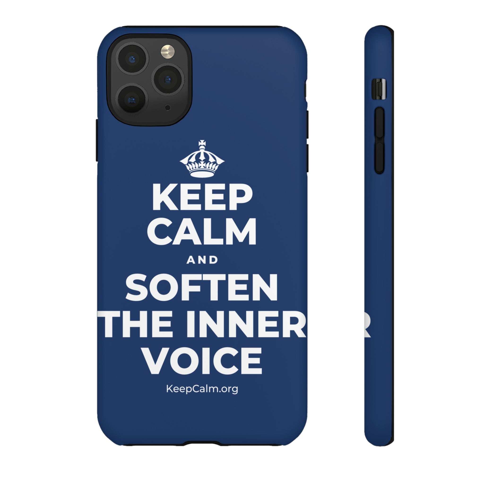 KEEP CALM AND SOFTEN THE INNER VOICE Phone Case