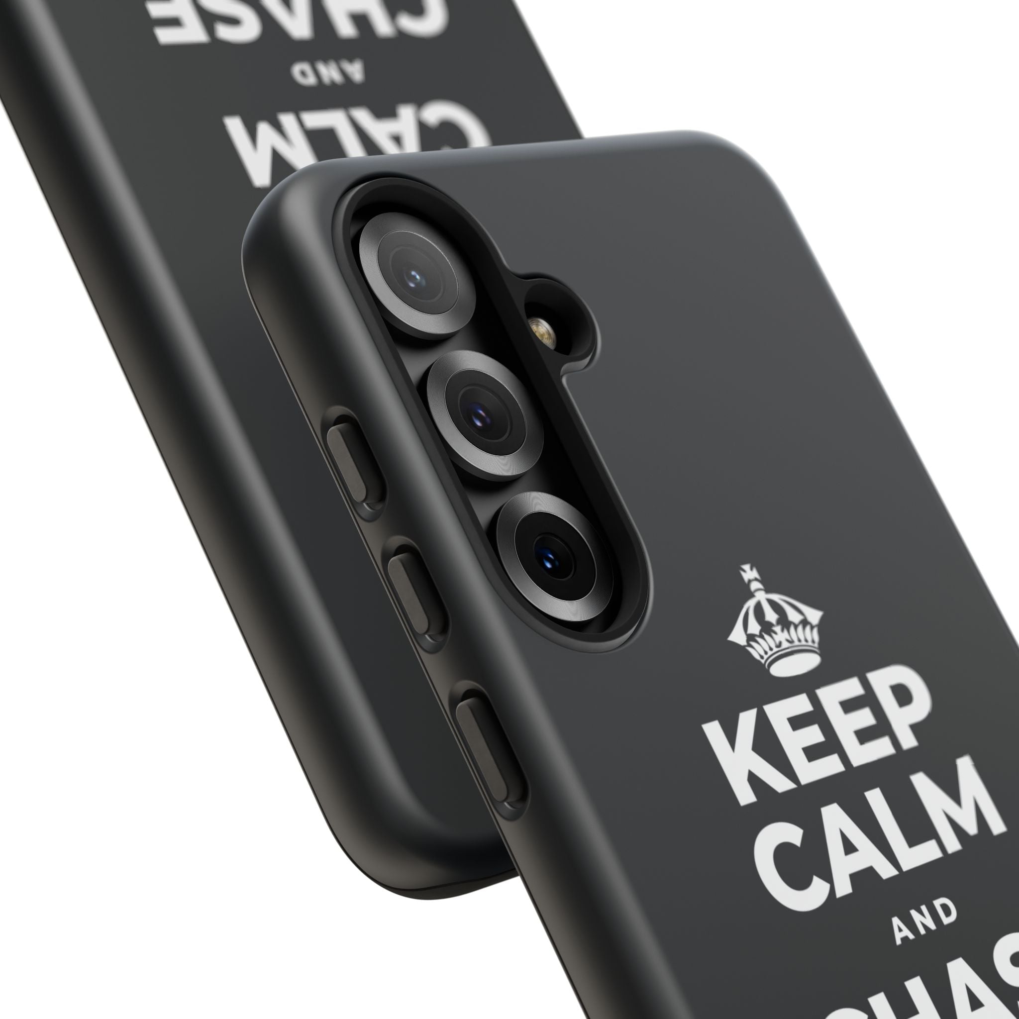 KEEP CALM AND CHASE GREATNESS Phone Case (Dark)
