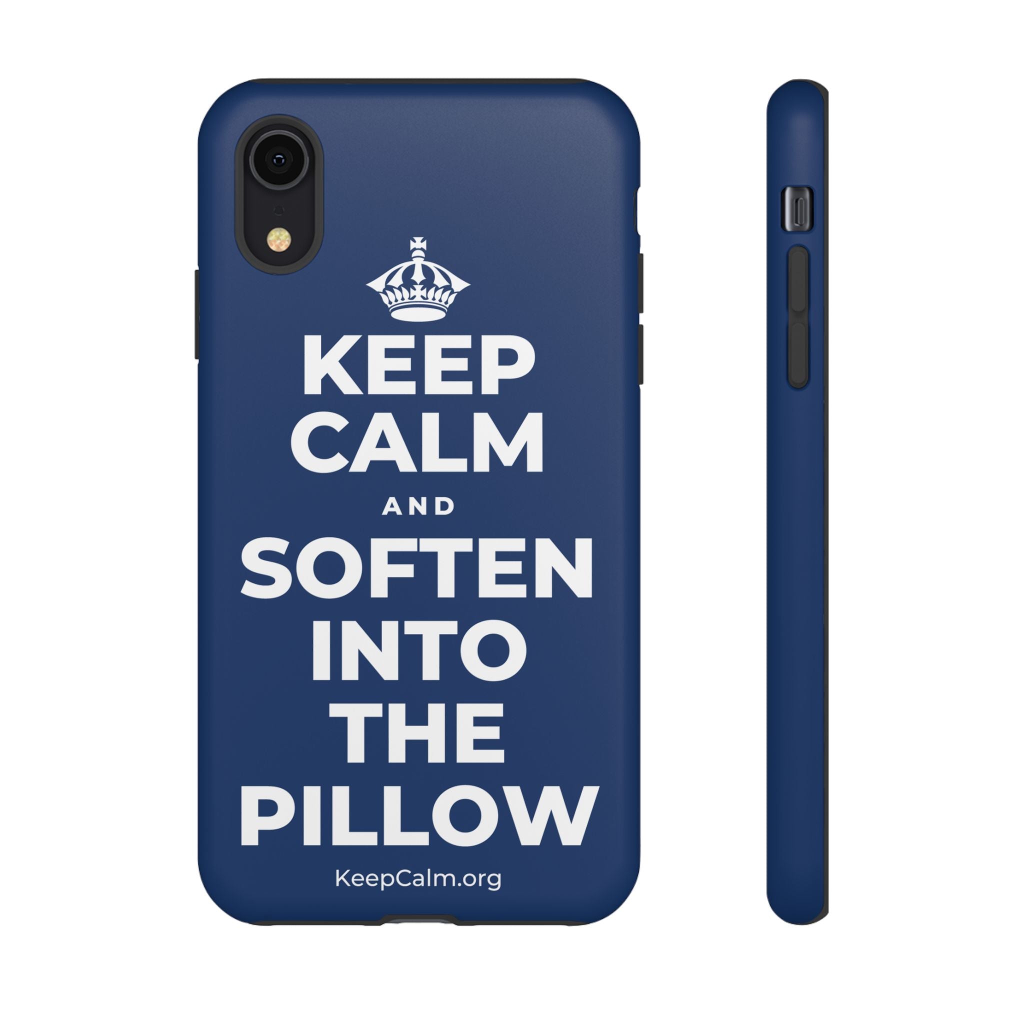 KEEP CALM AND SOFTEN INTO THE PILLOW Phone Case