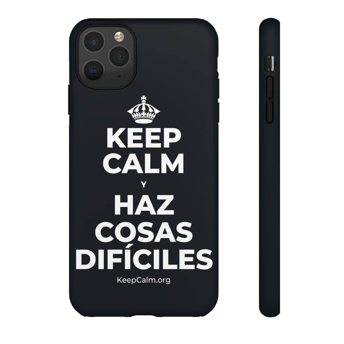KEEP CALM Y HAZ COSAS DIFÍCILES Phone Case (Dark)