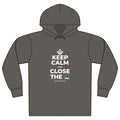 KEEP CALM AND CLOSE THE 💻 Organic Hoodie Tee