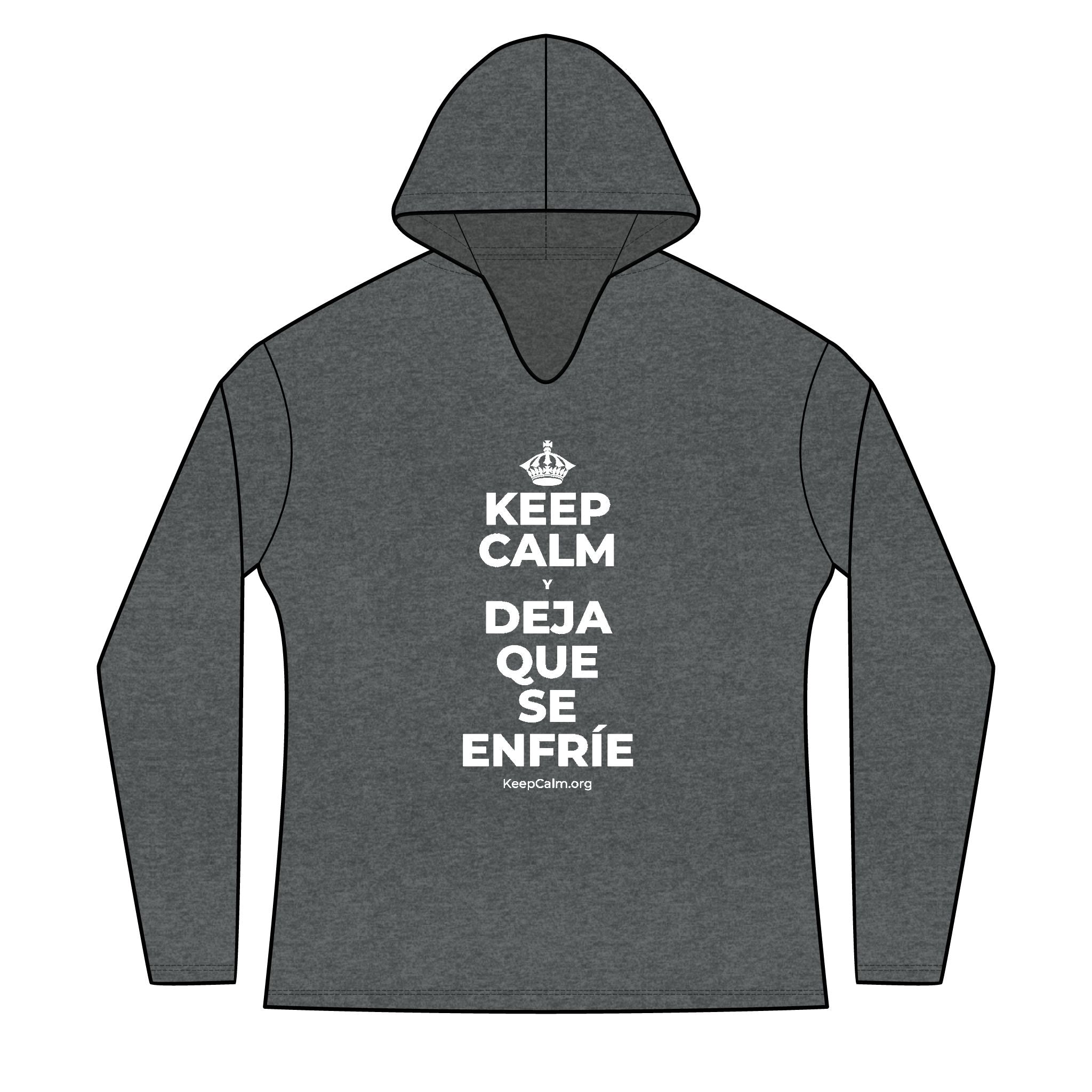 KEEP CALM Y DEJA QUE SE ENFRÍE Women's Long Sleeve Hoodie