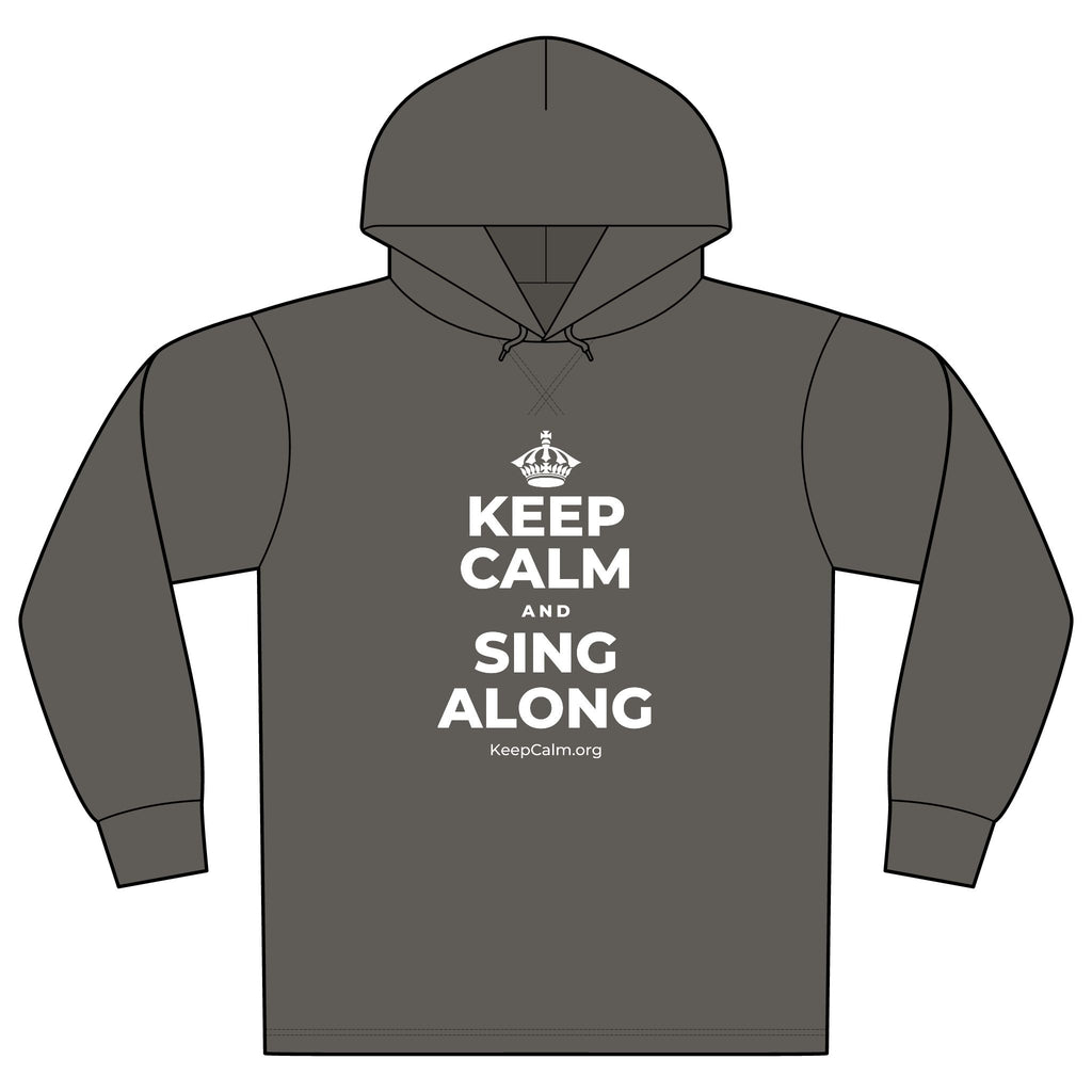 KEEP CALM AND SING ALONG Organic Hoodie Tee