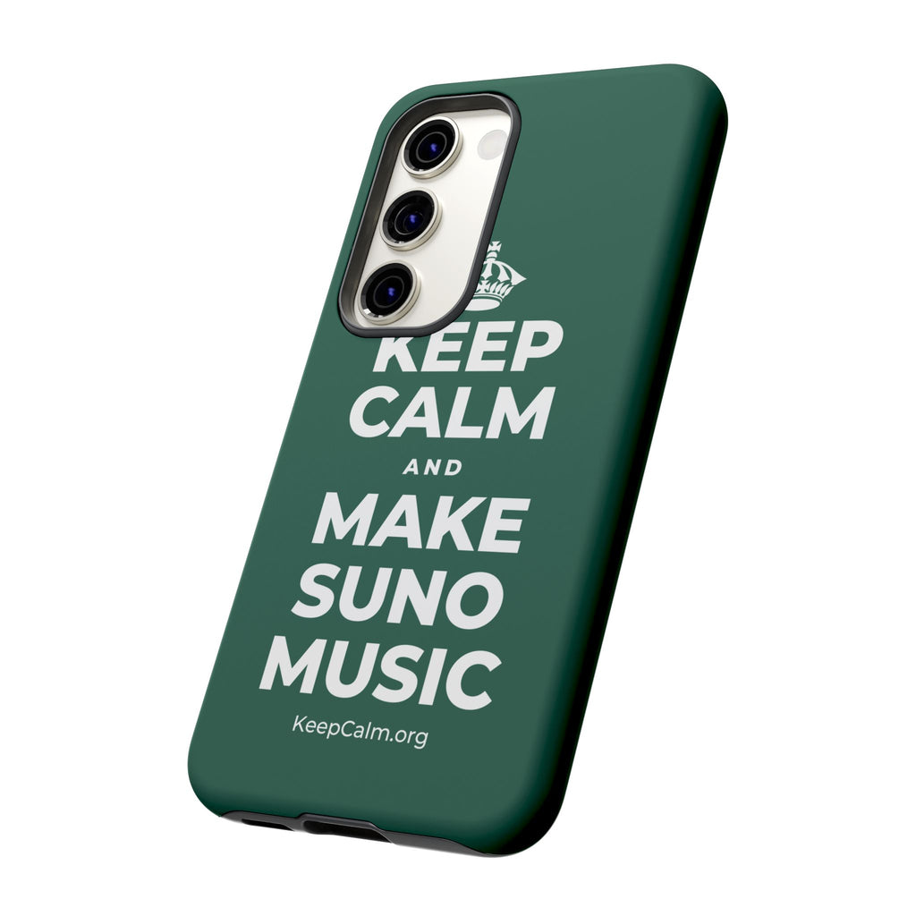 KEEP CALM AND MAKE SUNO MUSIC Phone Case