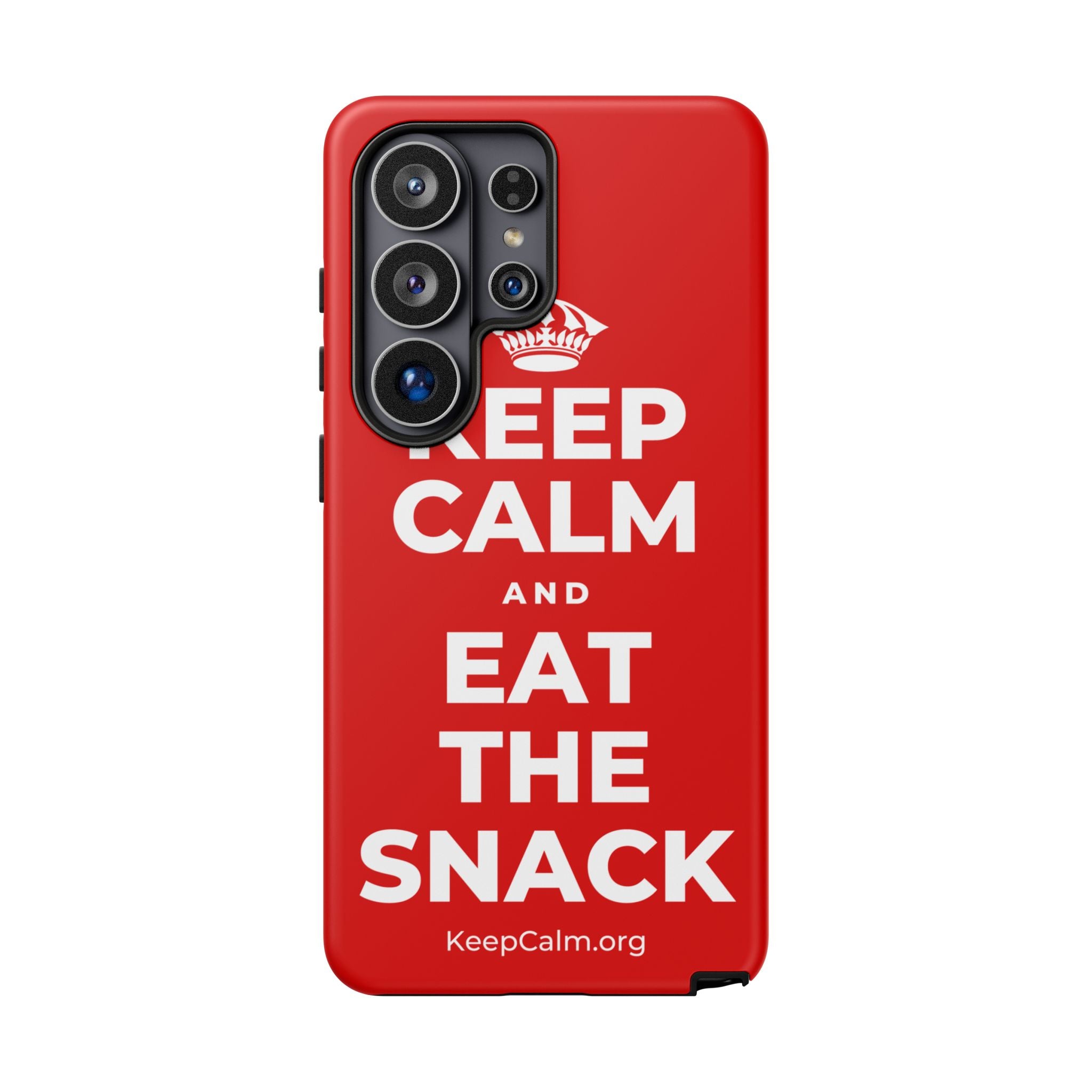 KEEP CALM AND EAT THE SNACK Phone Case