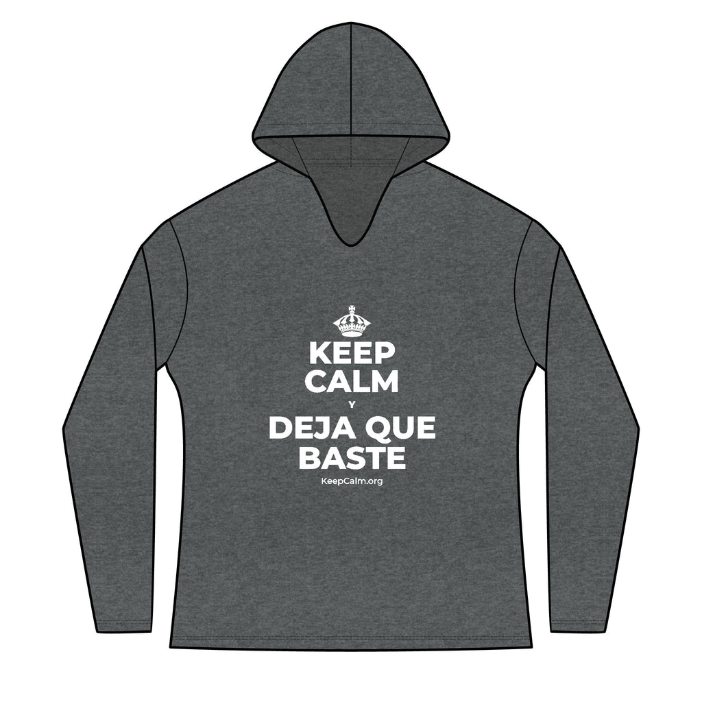 KEEP CALM Y DEJA QUE BASTE Women's Long Sleeve Hoodie