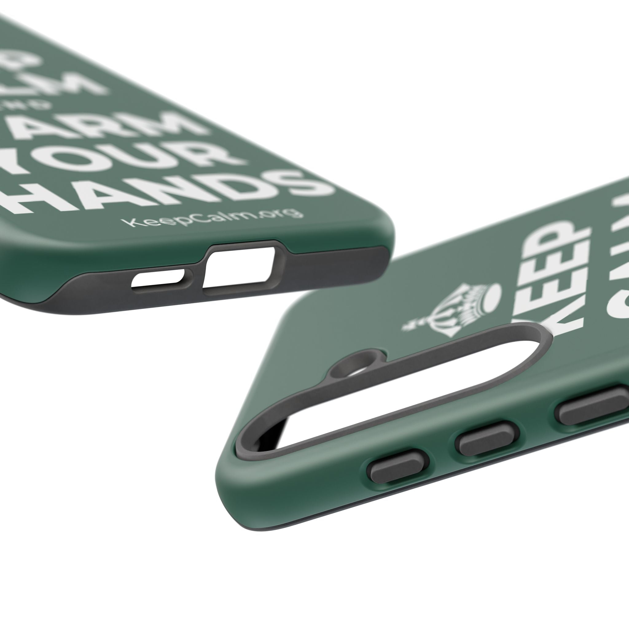 KEEP CALM AND WARM YOUR HANDS Phone Case
