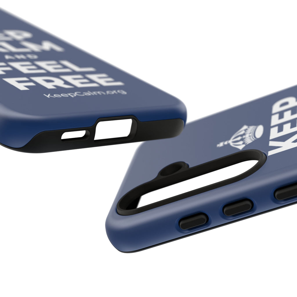 KEEP CALM AND FEEL FREE Phone Case