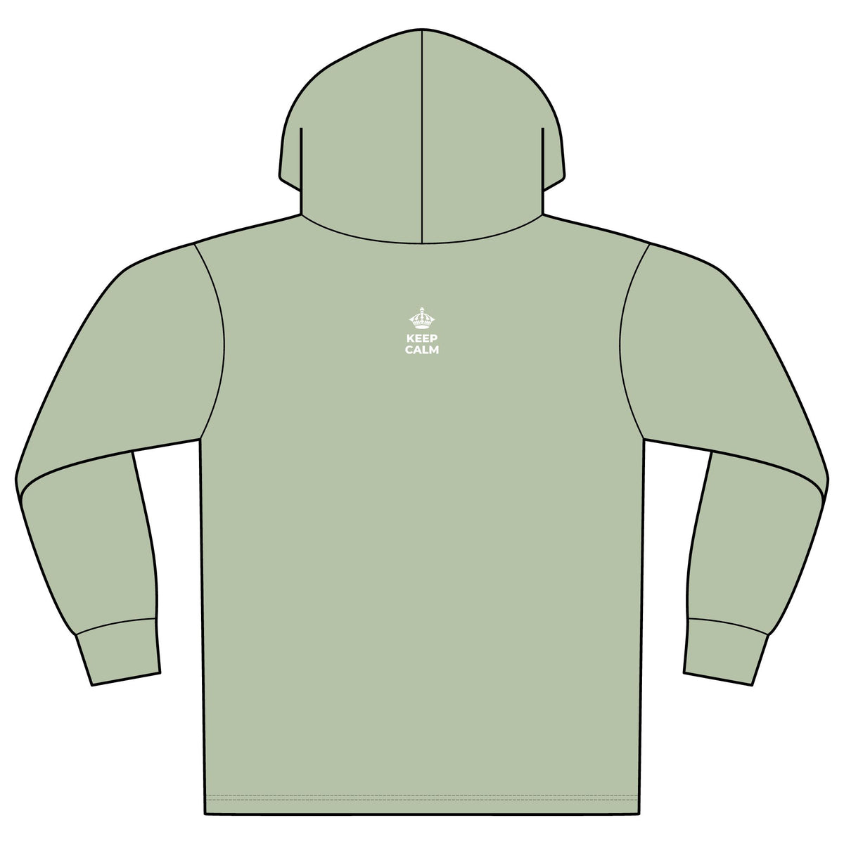 KEEP CALM Y ABRÍGATE BIEN Organic Hoodie Tee