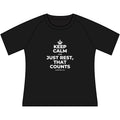 KEEP CALM AND JUST REST, THAT COUNTS Women's Raglan Tee