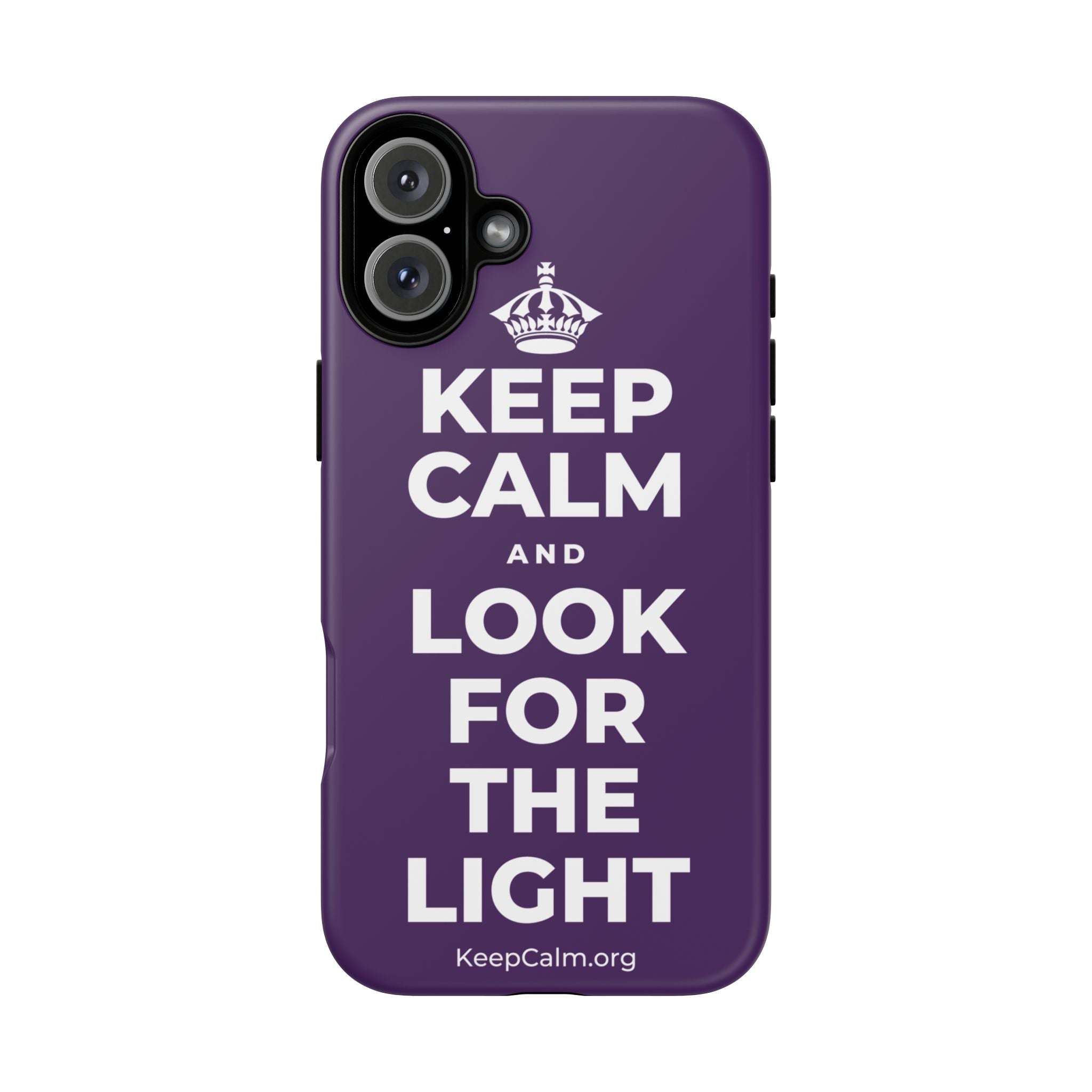 KEEP CALM AND LOOK FOR THE LIGHT Phone Case