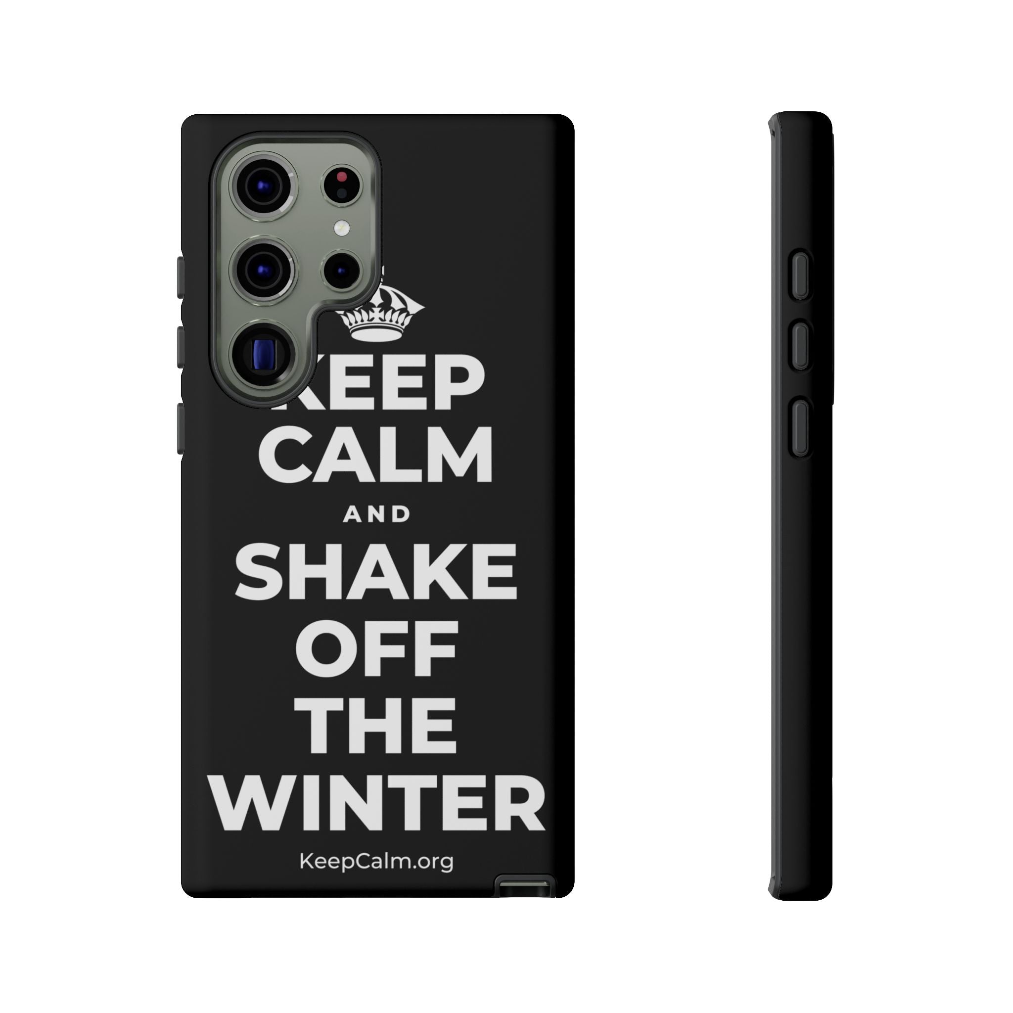 KEEP CALM AND SHAKE OFF THE WINTER Phone Case