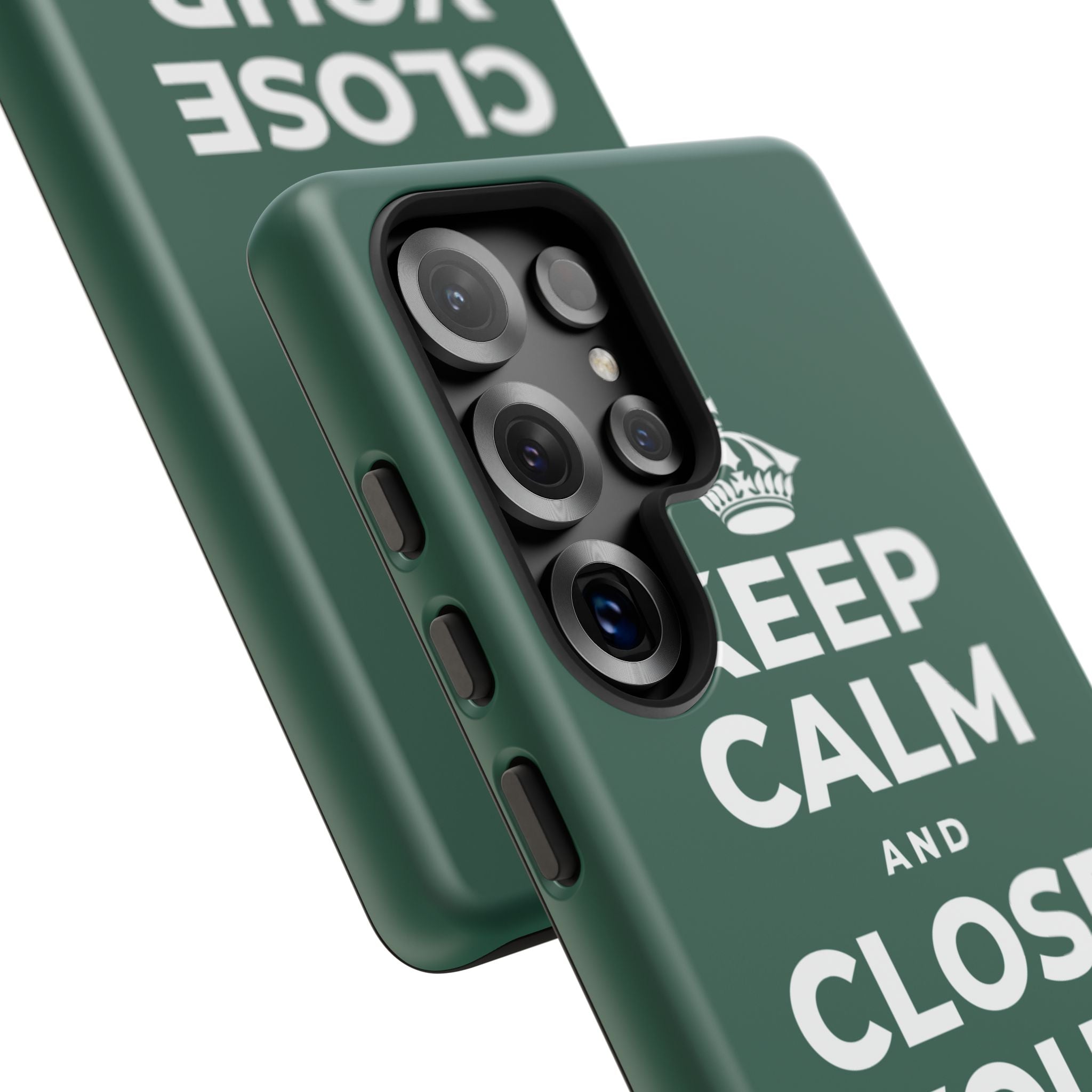 KEEP CALM AND CLOSE YOUR EYES A MOMENT Phone Case