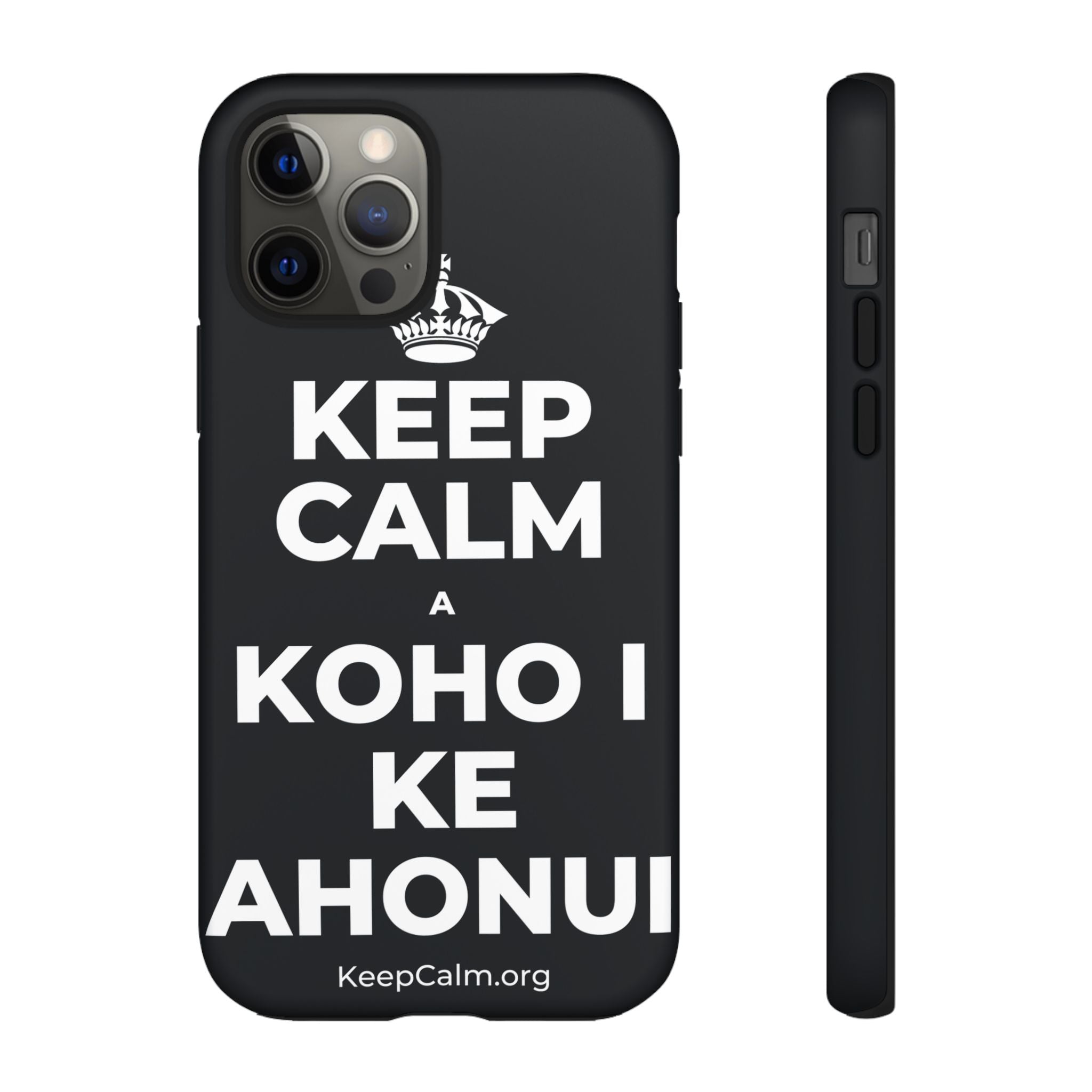 KEEP CALM A KOHO I KE AHONUI Phone Case (Dark)