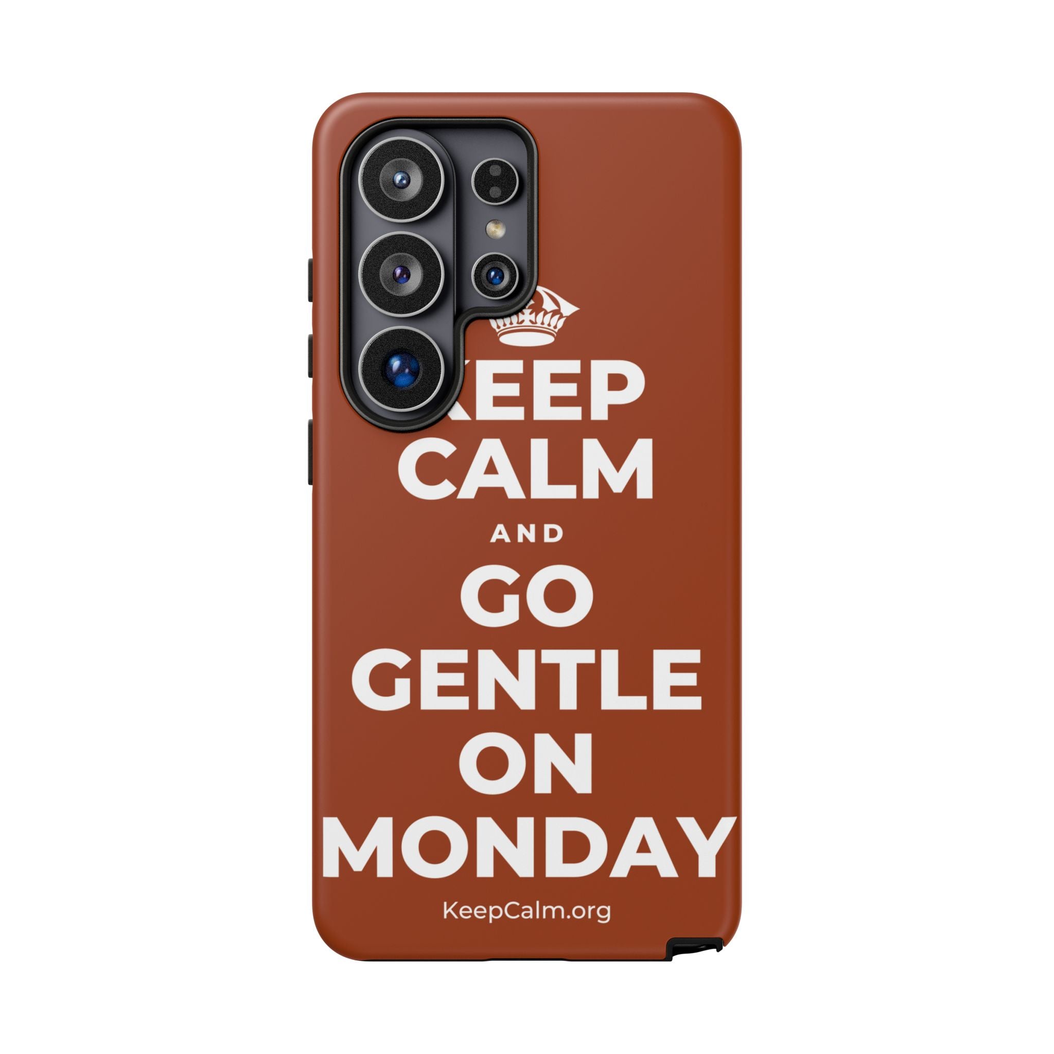KEEP CALM AND GO GENTLE ON MONDAY Phone Case