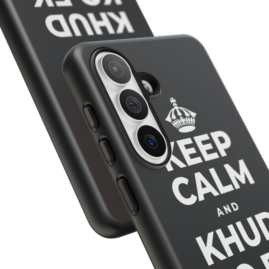 KEEP CALM AND KHUD KO EK BREAK DO Phone Case (Dark)