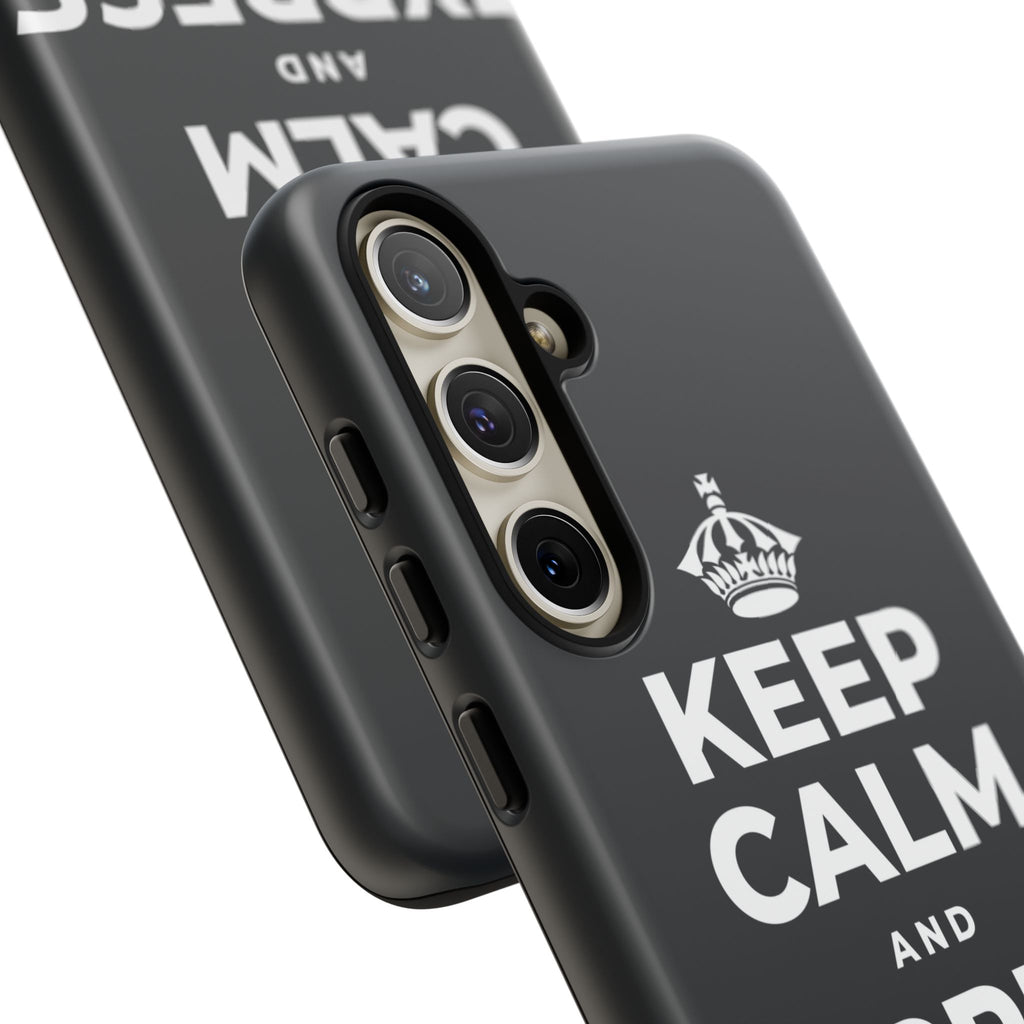 KEEP CALM AND EXPRESS 🙏 Phone Case (Dark)