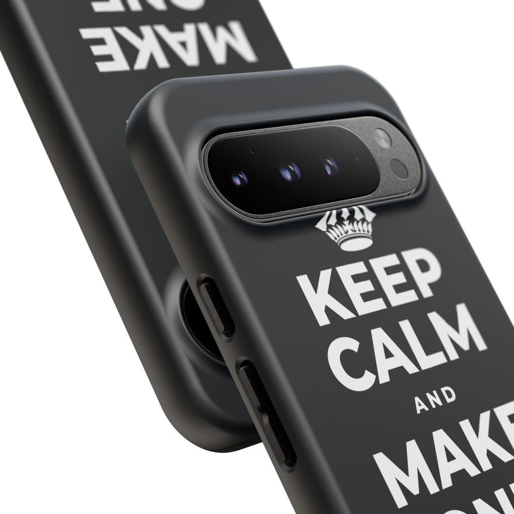 KEEP CALM AND MAKE ONE SMALL CHANGE Phone Case (Dark)