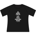 KEEP CALM AND LET THIS FEELING PASS Women's Raglan Tee
