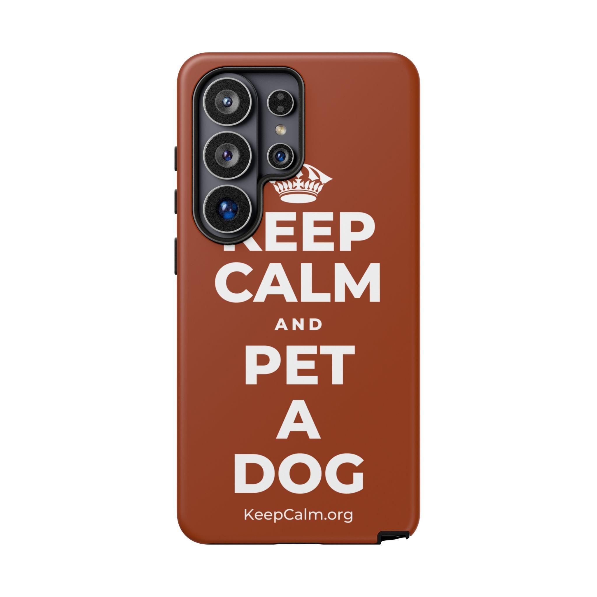KEEP CALM AND PET A DOG Phone Case