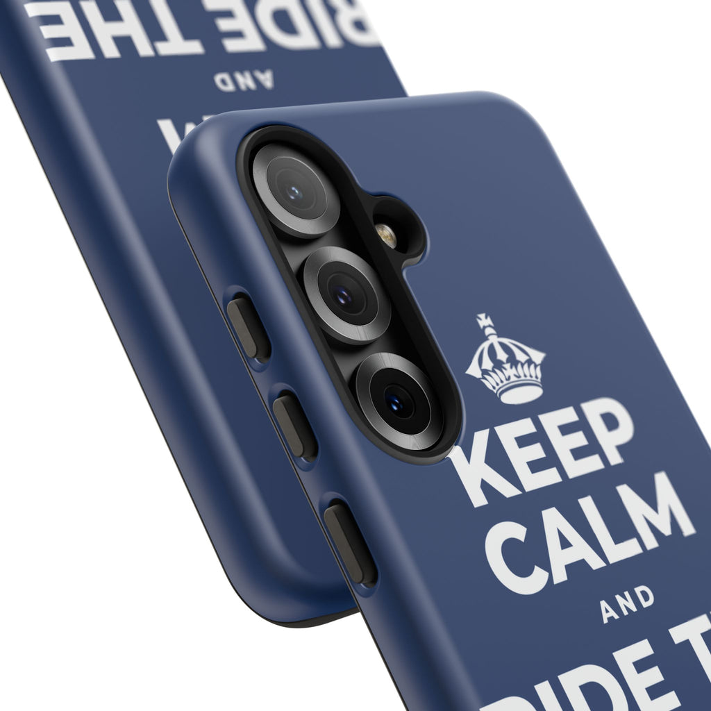 KEEP CALM AND RIDE THE GOOD WAVE Phone Case