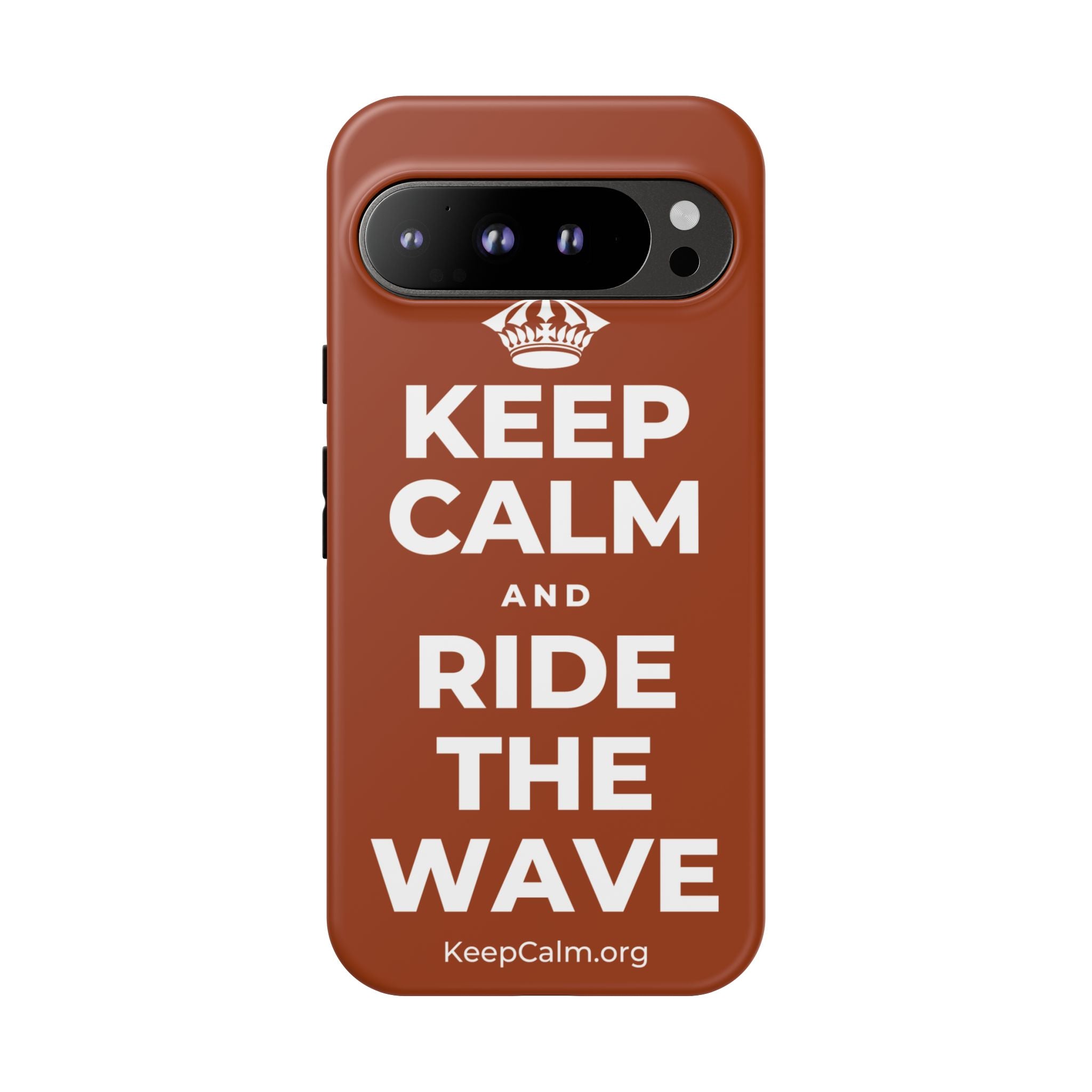 KEEP CALM AND RIDE THE WAVE Phone Case
