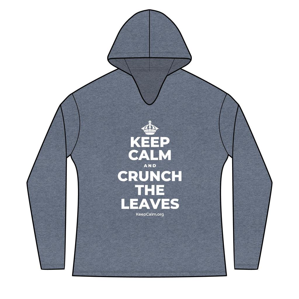KEEP CALM AND CRUNCH THE LEAVES Women's Long Sleeve Hoodie