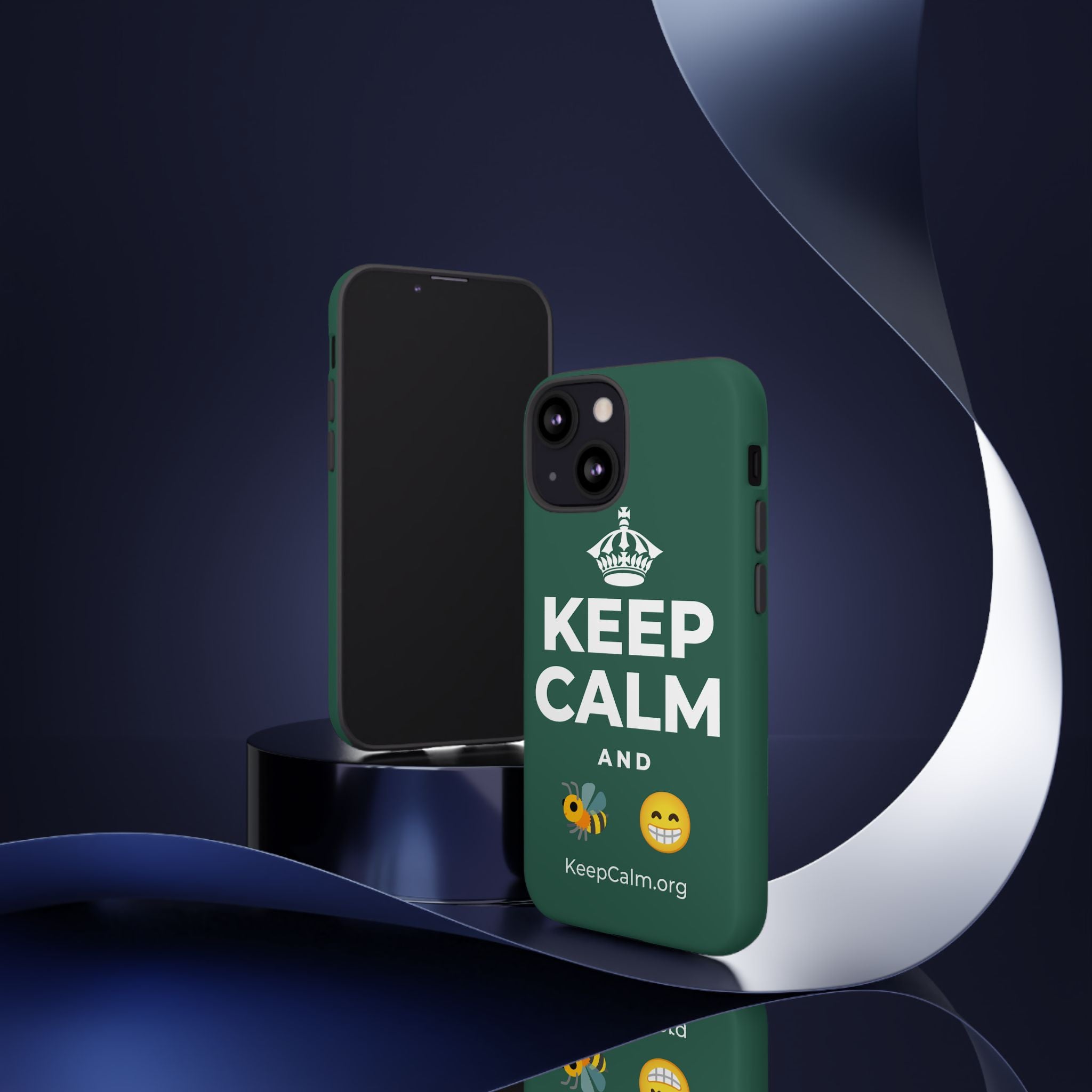 KEEP CALM AND BEE HAPPY Phone Case