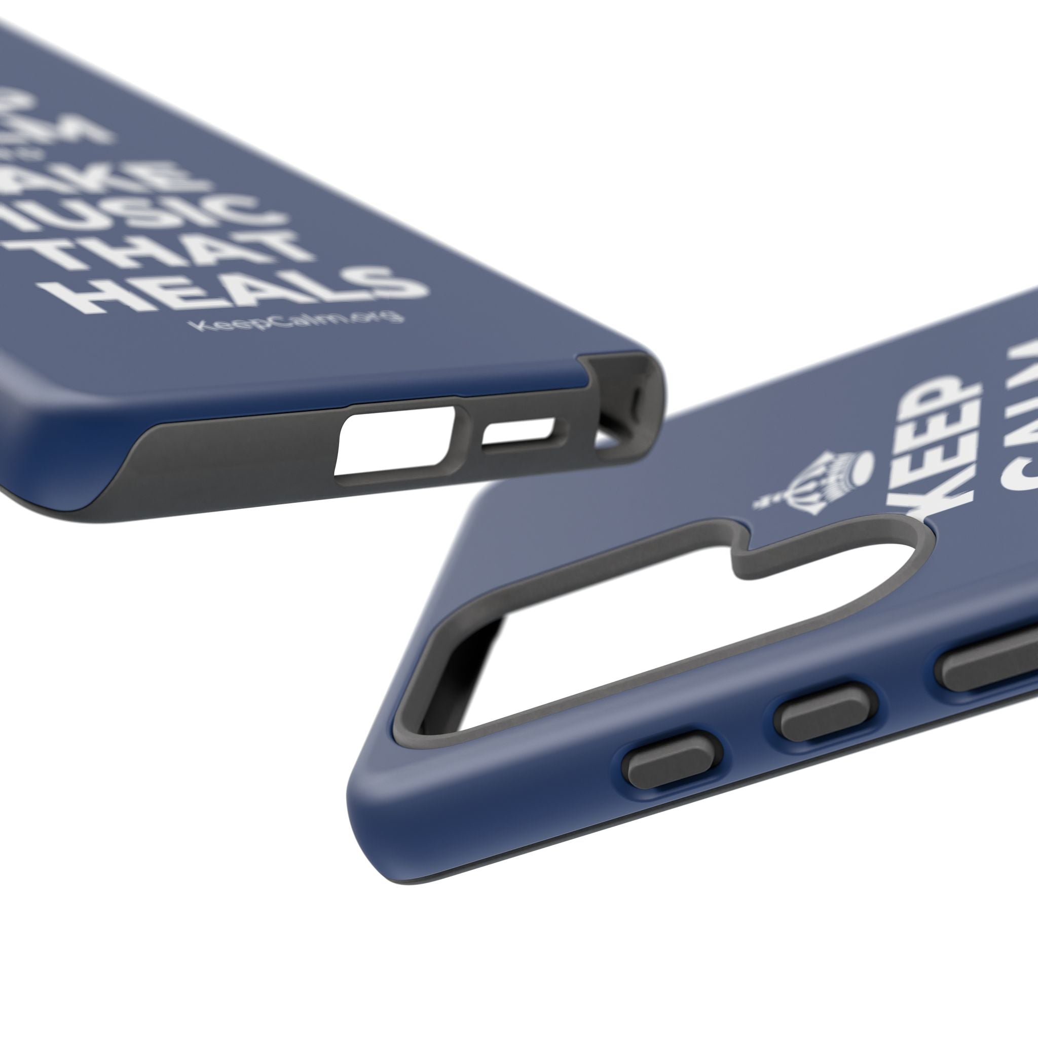 KEEP CALM AND MAKE MUSIC THAT HEALS Phone Case