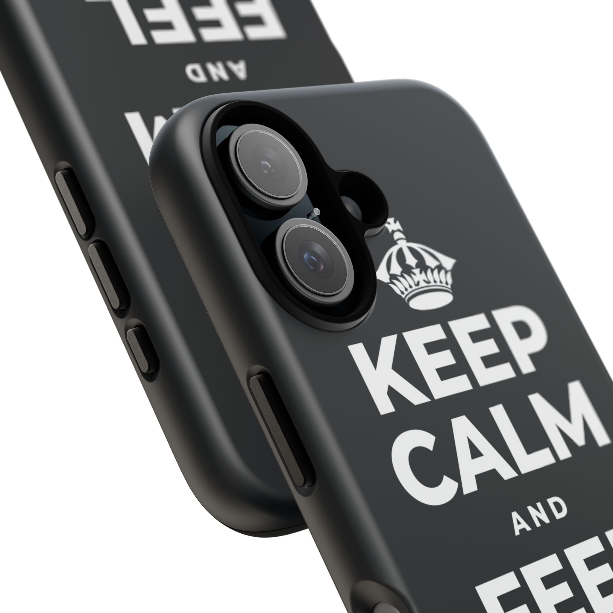 KEEP CALM AND FEEL IT ALL Phone Case (Dark)